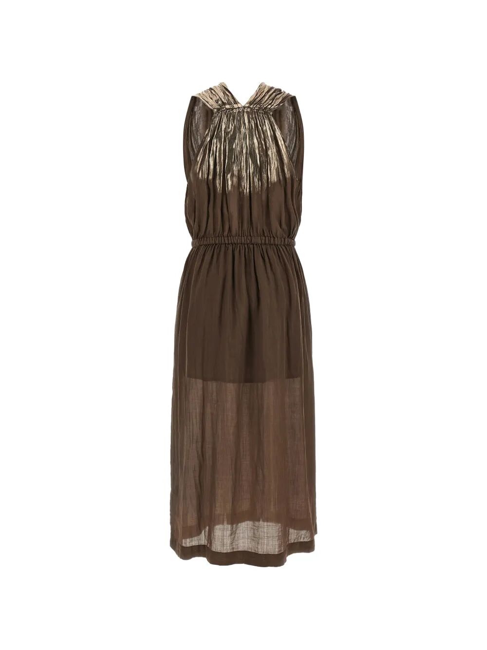 Floor Lenght Dress Brown Tn Li