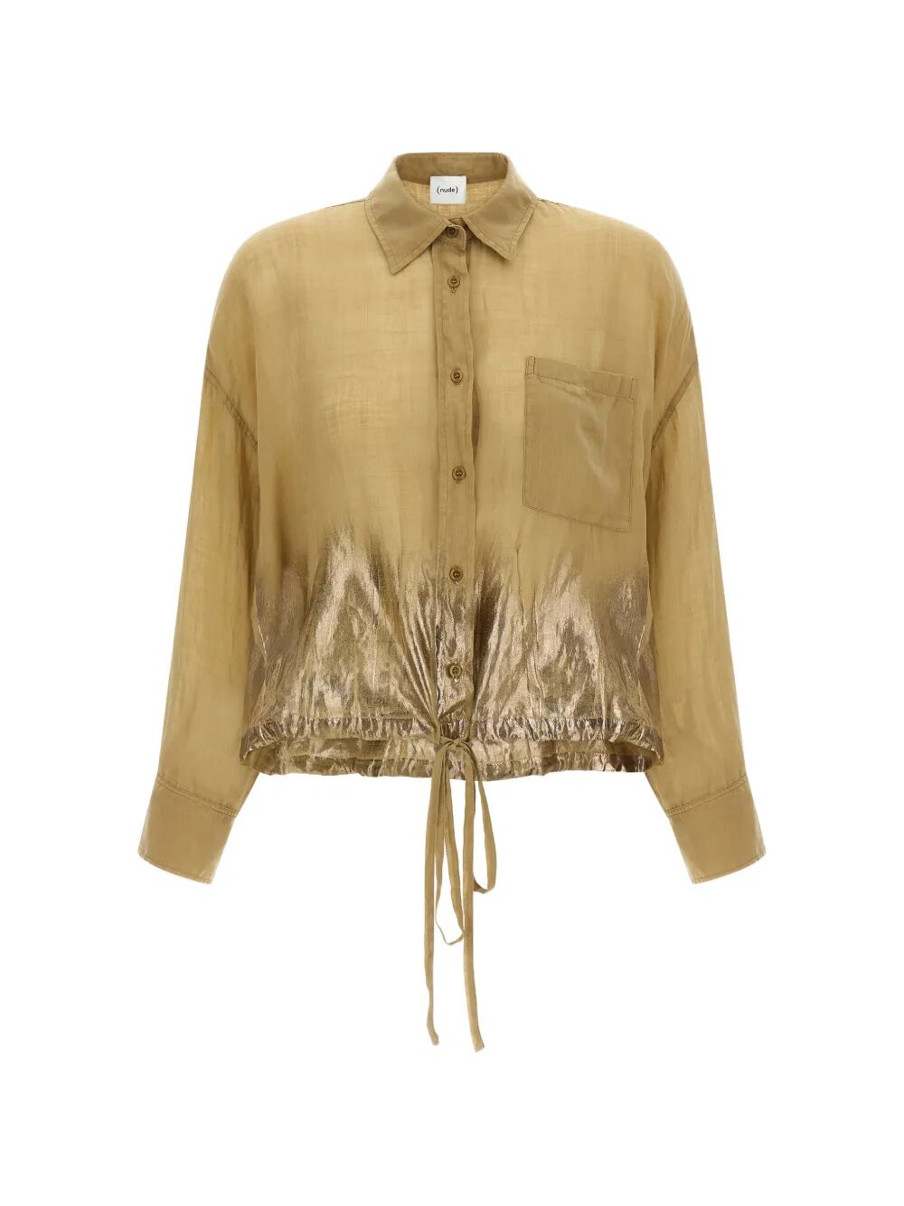 Shirt W Foil Green Tn Li