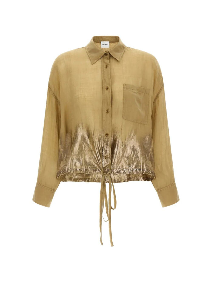 Shirt W Foil Green Tn Li