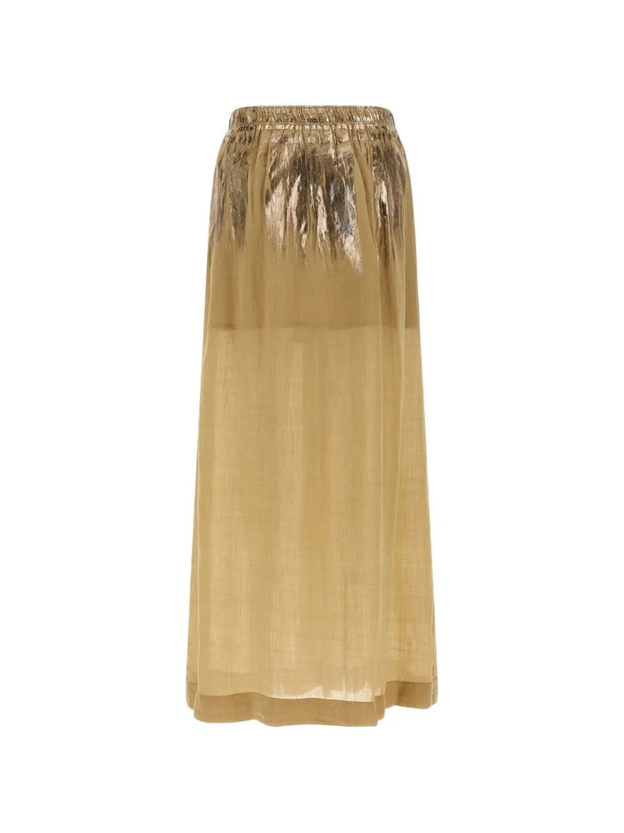 Floor Lenght Skirt Green Tn Li