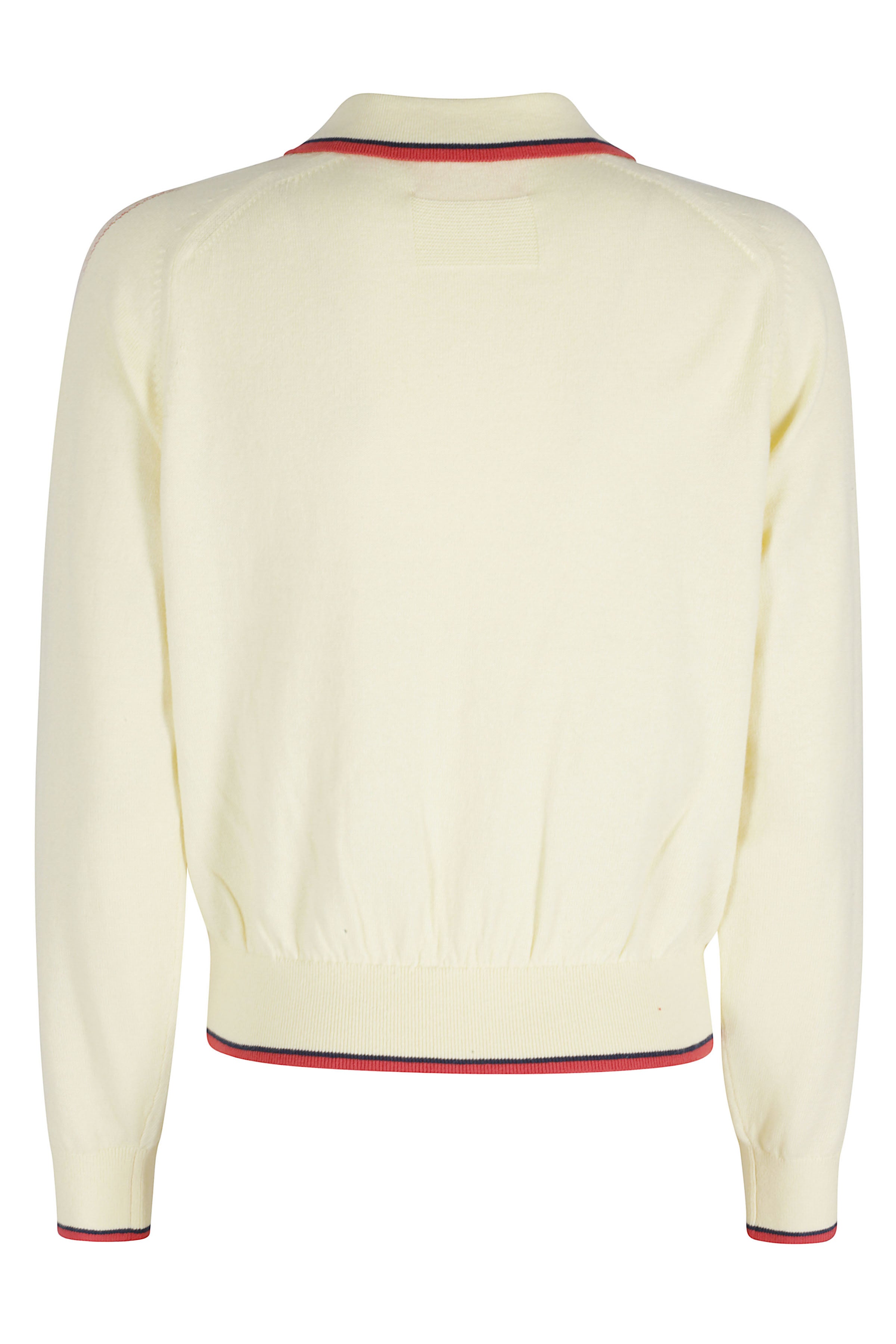 Relay Polo Yellow & Orange Cotone Cashmere