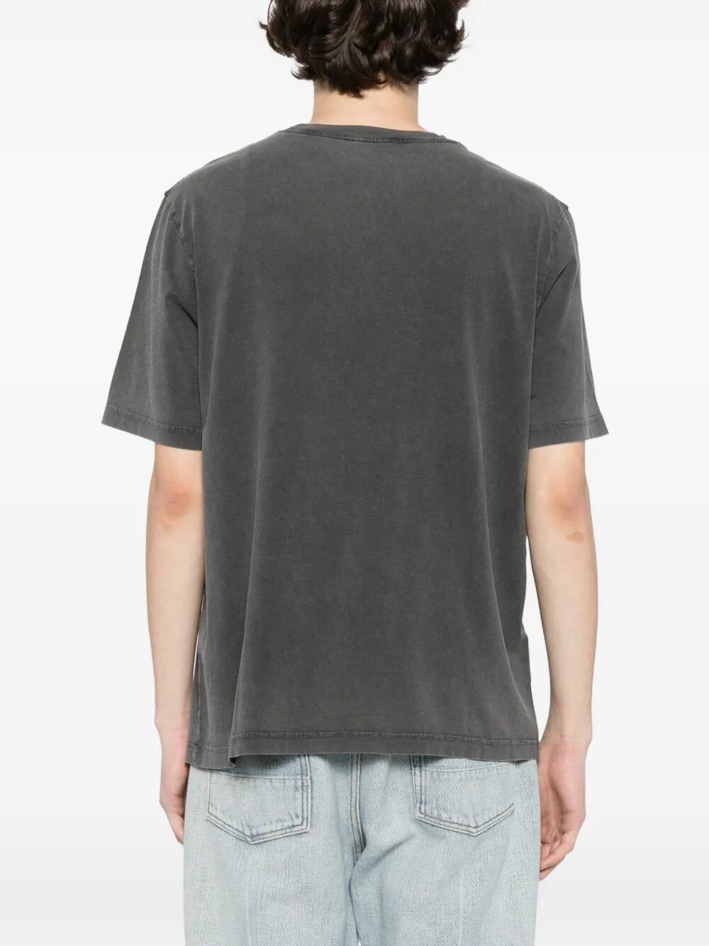 Maison Kitsuné 2002 Faded Comfort Tee-shirt Black Organic Cotton Tshirt