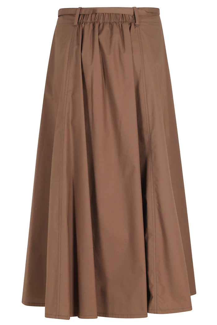 Gonna Brown Cotone Elastane