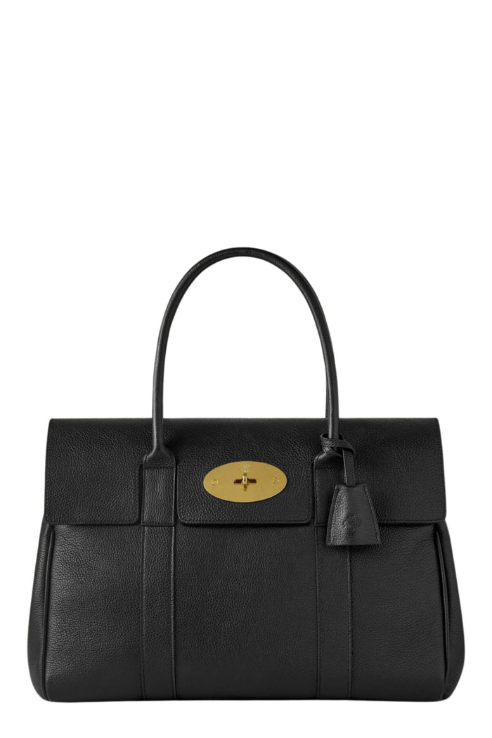 Bayswater Small Classic Grain Black Pelle Borsa
