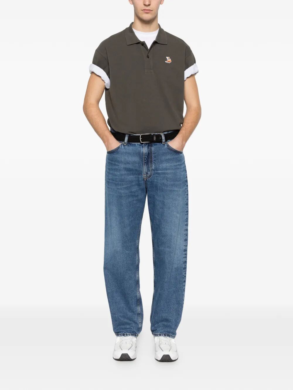 Dreaming Fox Comfort Polo Brown Organic Cotton