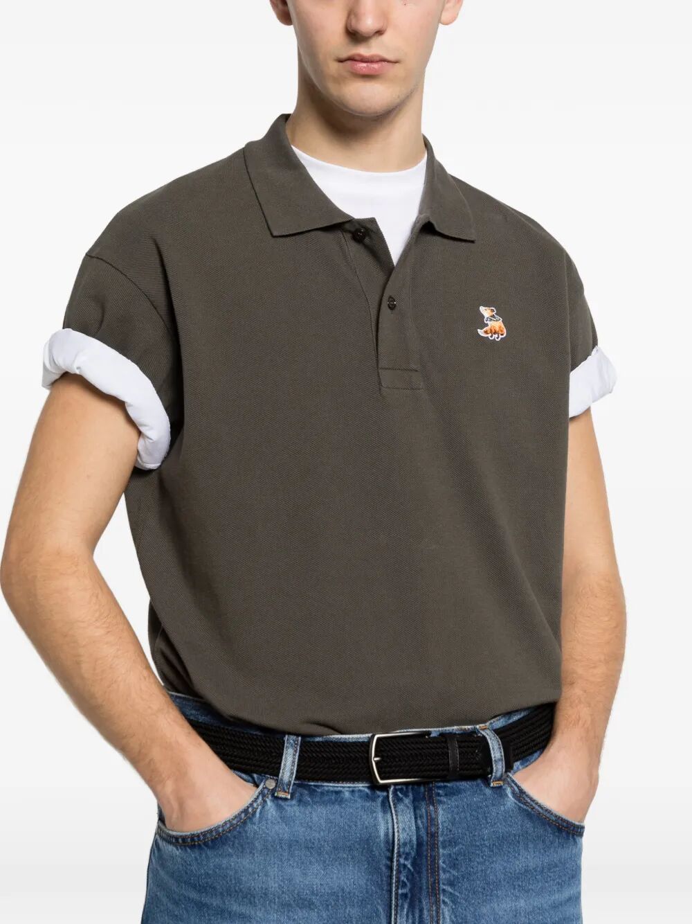Dreaming Fox Comfort Polo Brown Organic Cotton