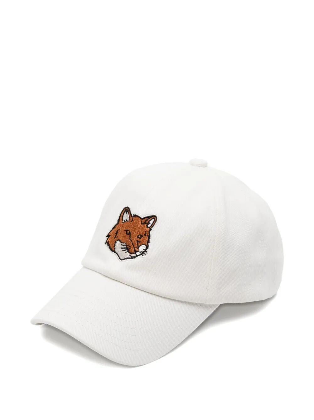 Fox Head Cap White Cotton Hat