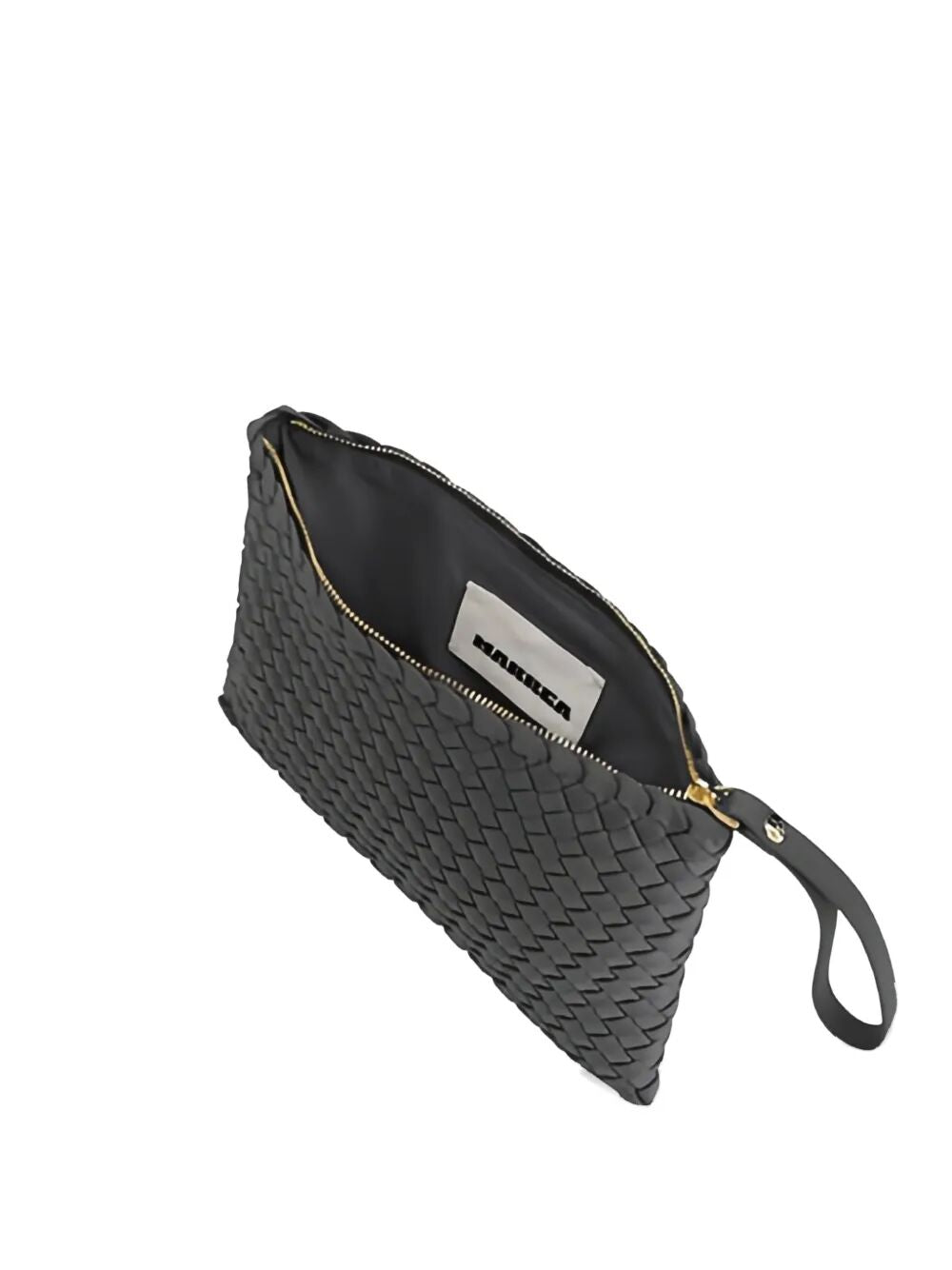Clutch Black Polyester Bag