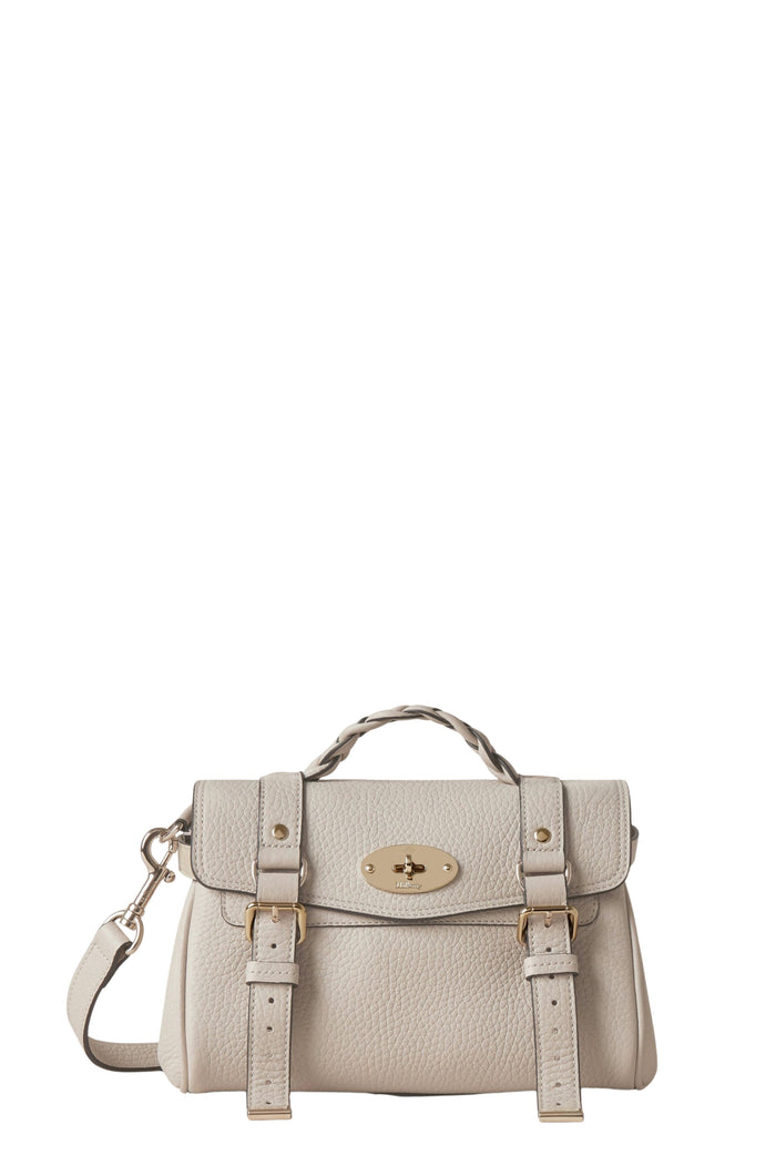 Mini Alexa Heavy Grain Nude & Neutrals Pelle Borsa
