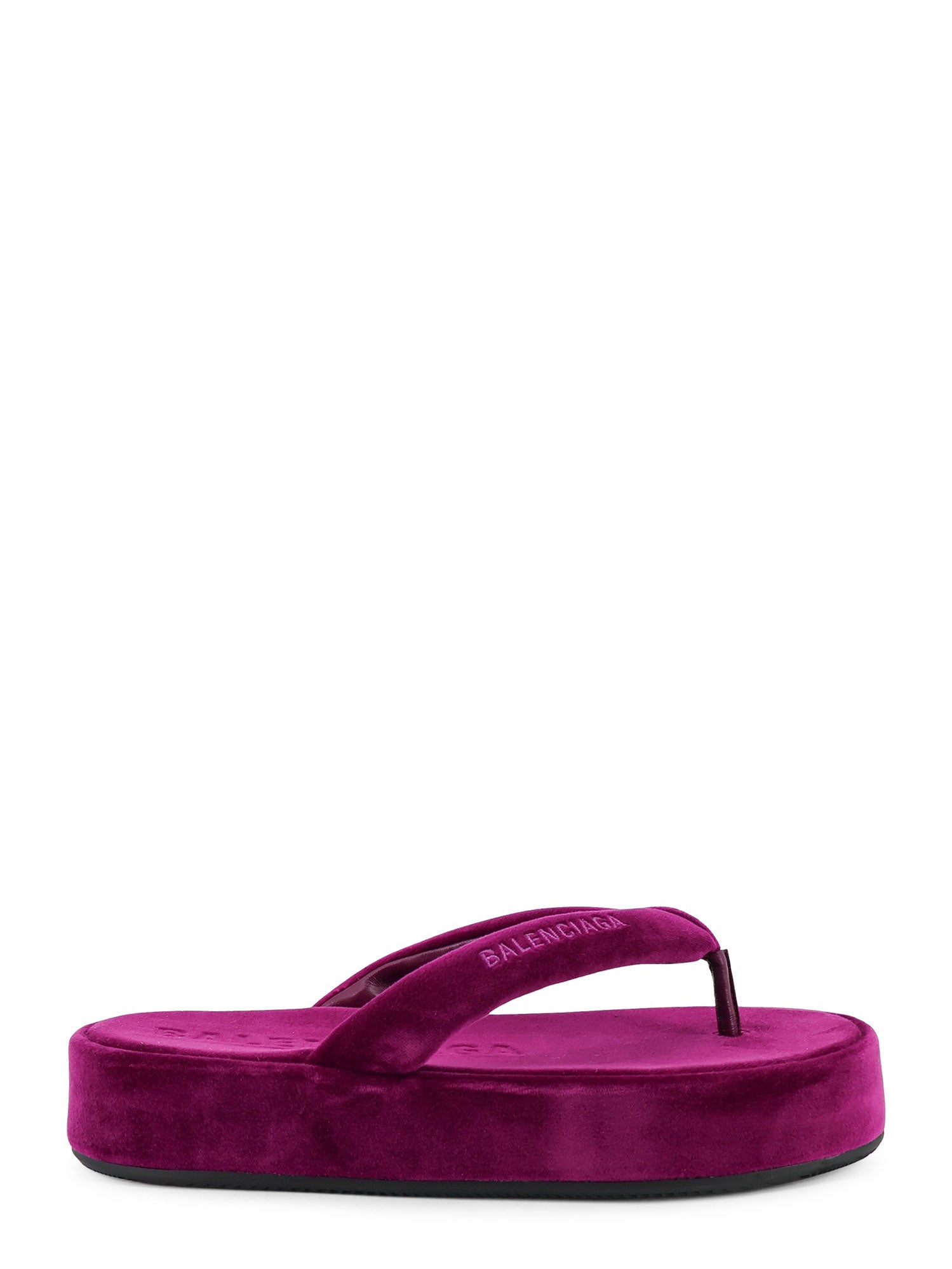 Balenciaga Sandals Purple Cotone/viscosa/gomma