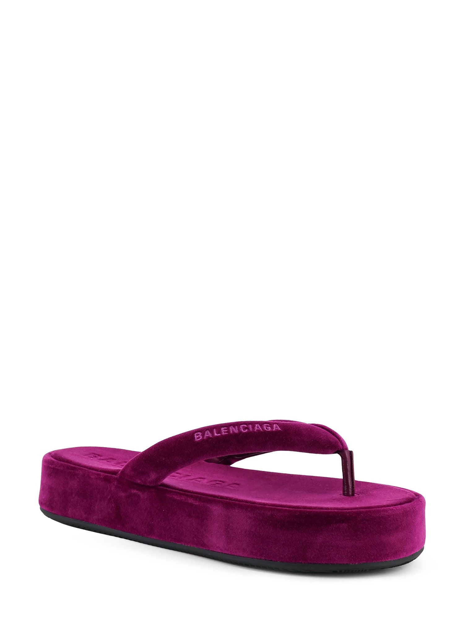 Balenciaga Sandals Purple Cotone/viscosa/gomma