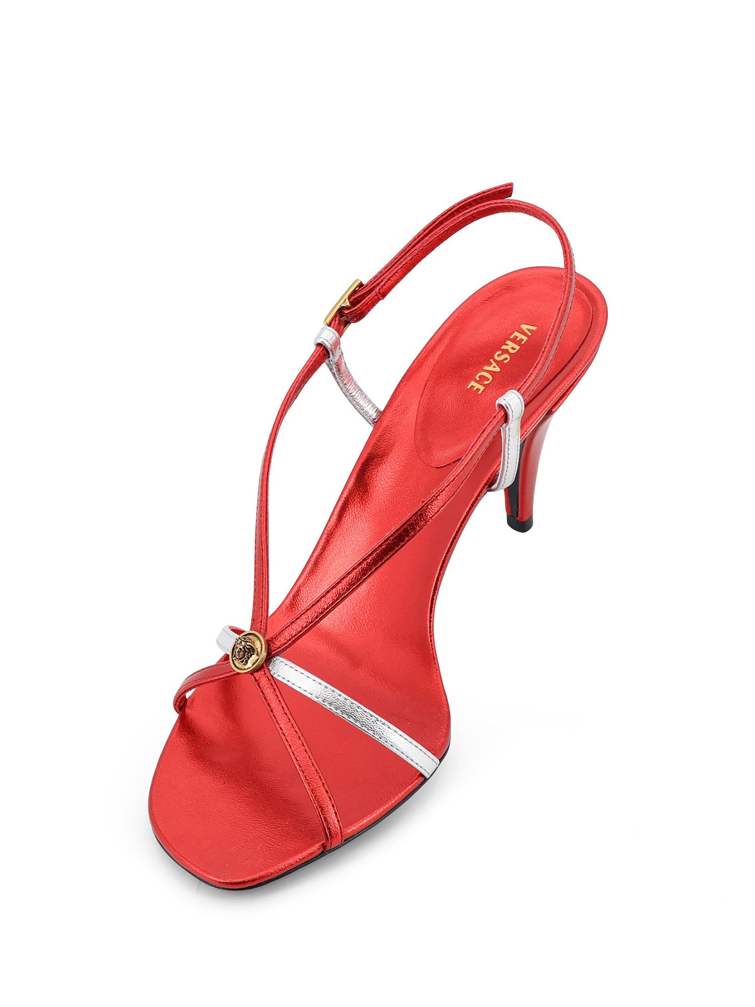 Versace Sandals Gold Pelle