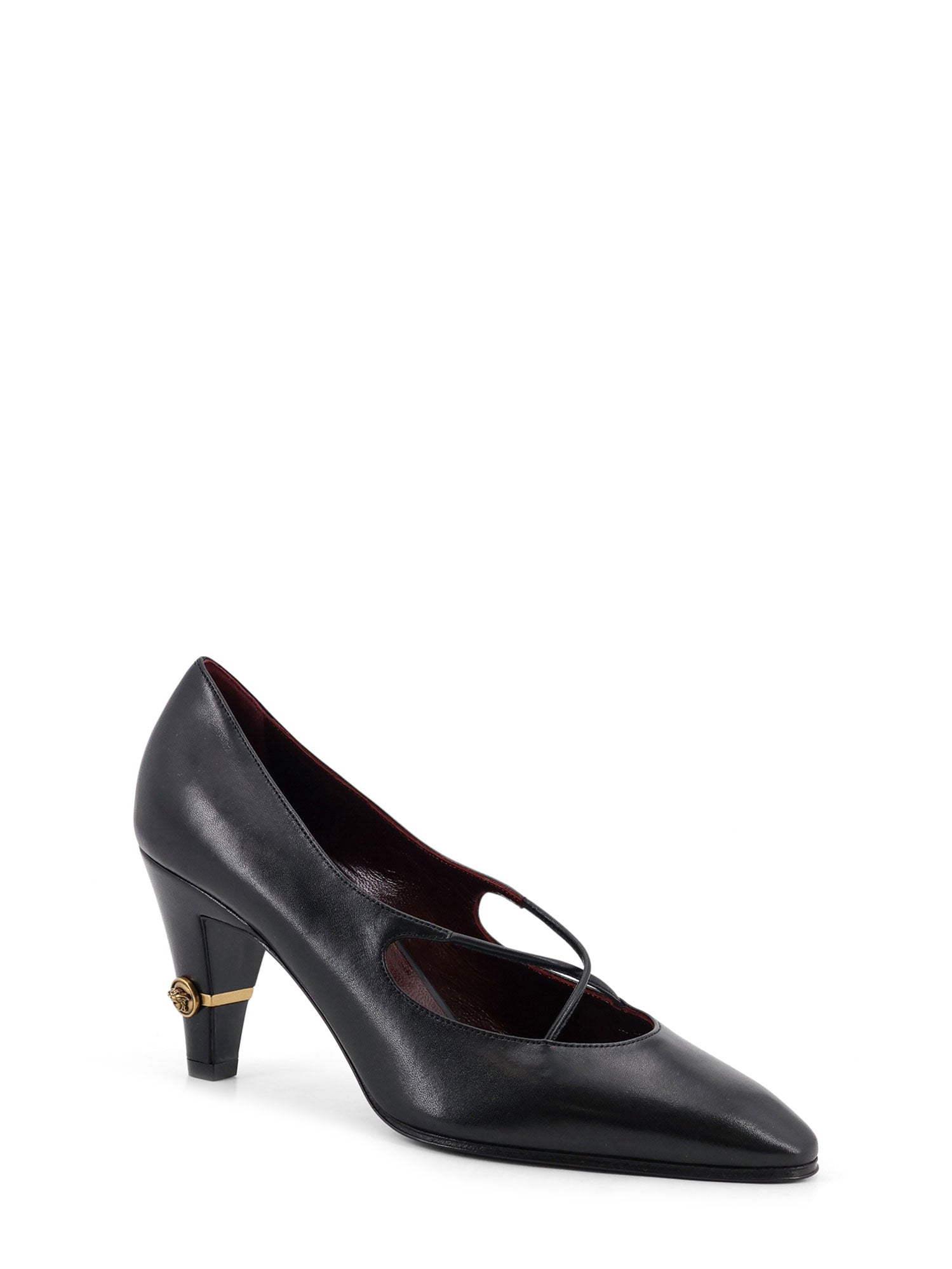 Versace With Heel Blackgold Pelle