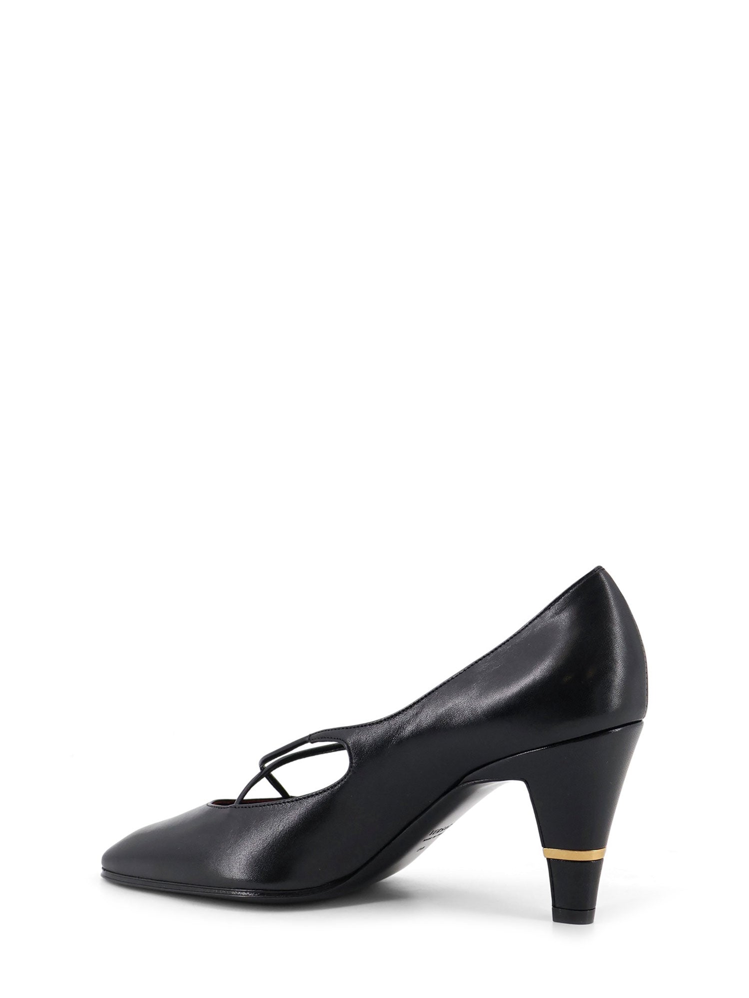Versace With Heel Blackgold Pelle