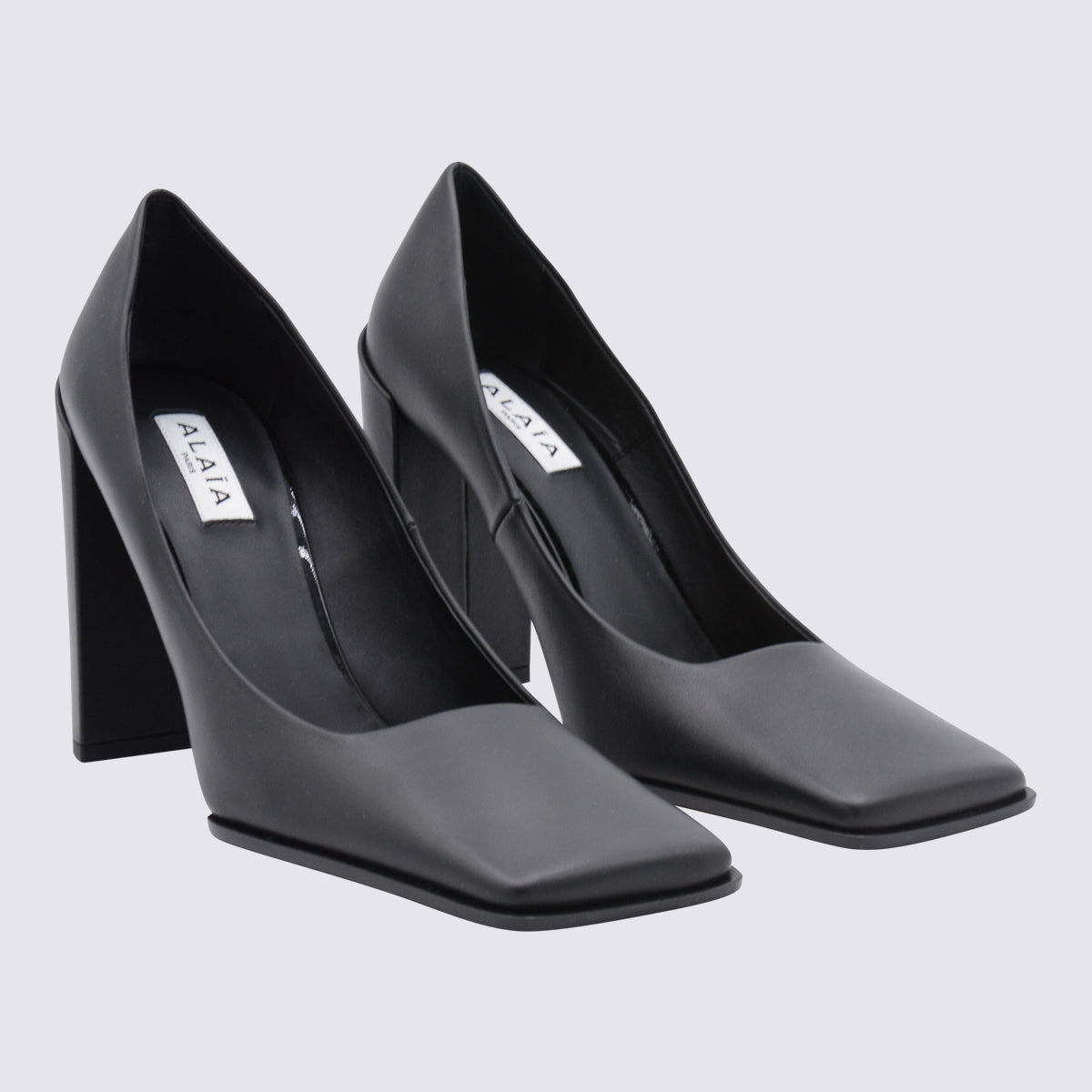 Alaia With Heel Black _le