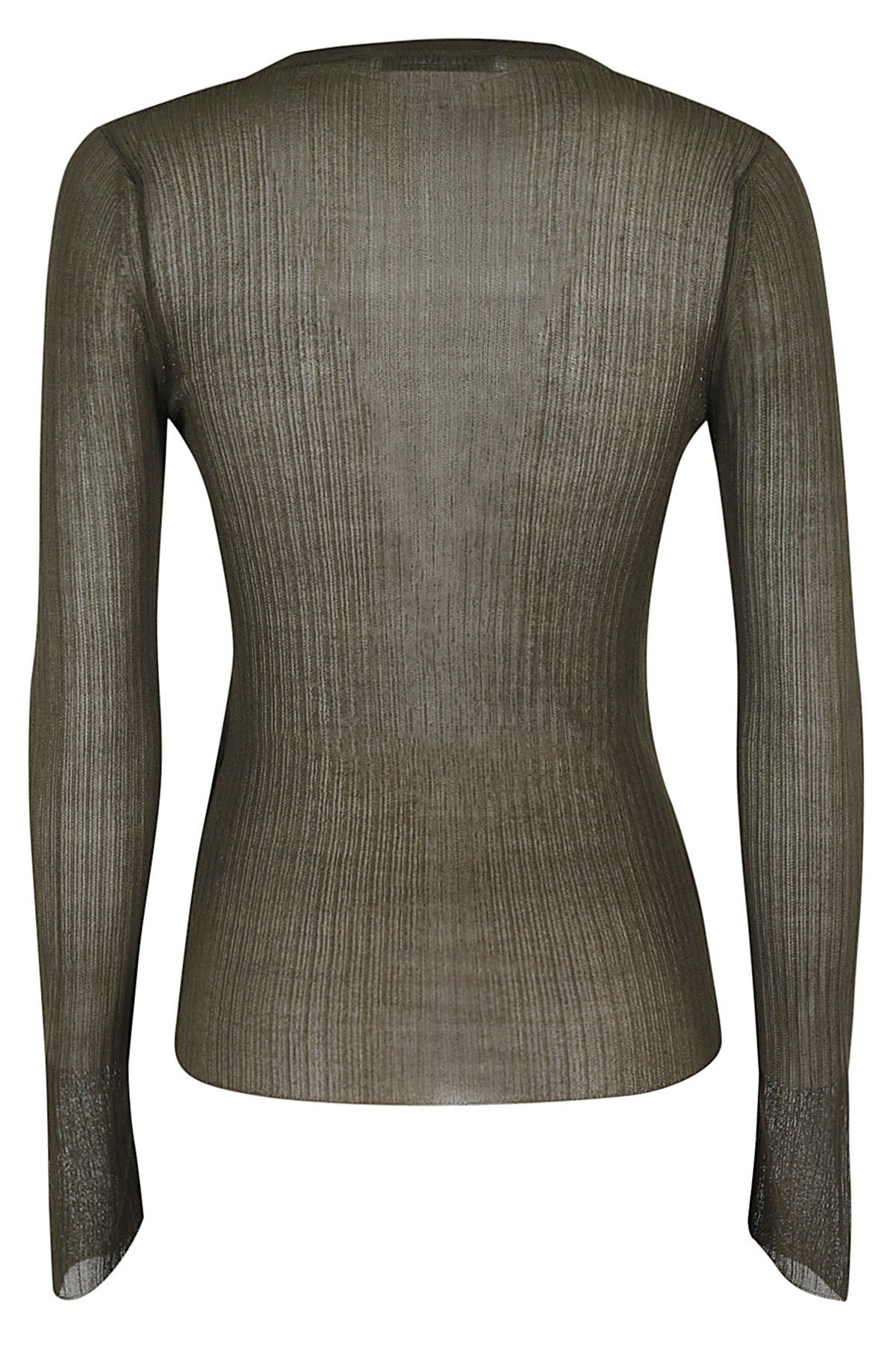 Saggina Green Silk Maglia
