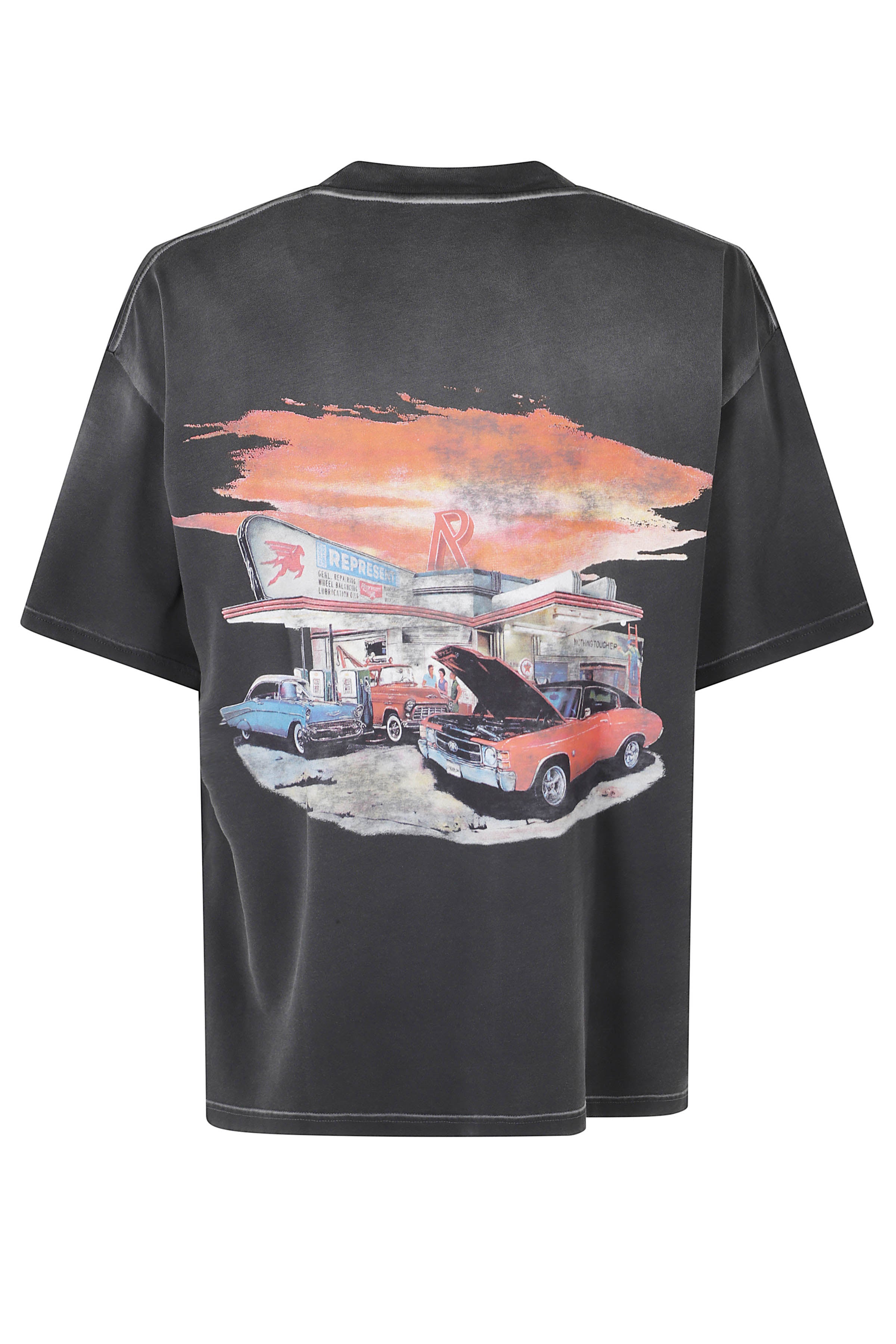 24 Hour Service Tshirt Black Cotone T-shirt