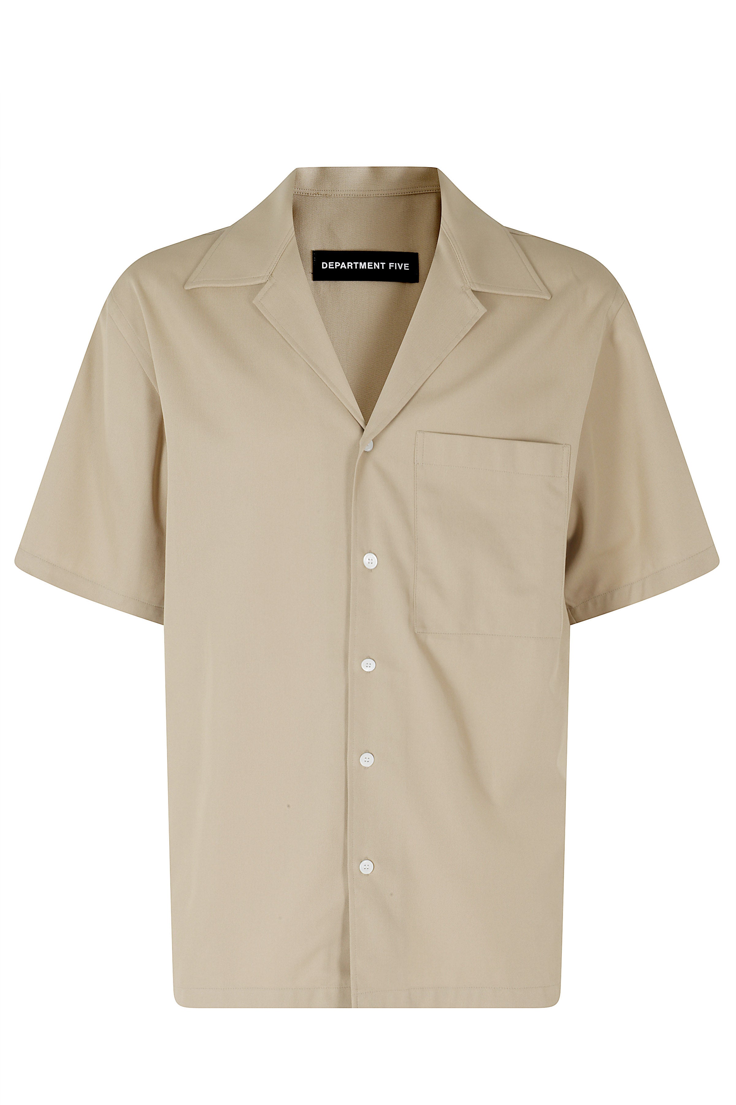 Cape Camicia Bowling Brown Cotone