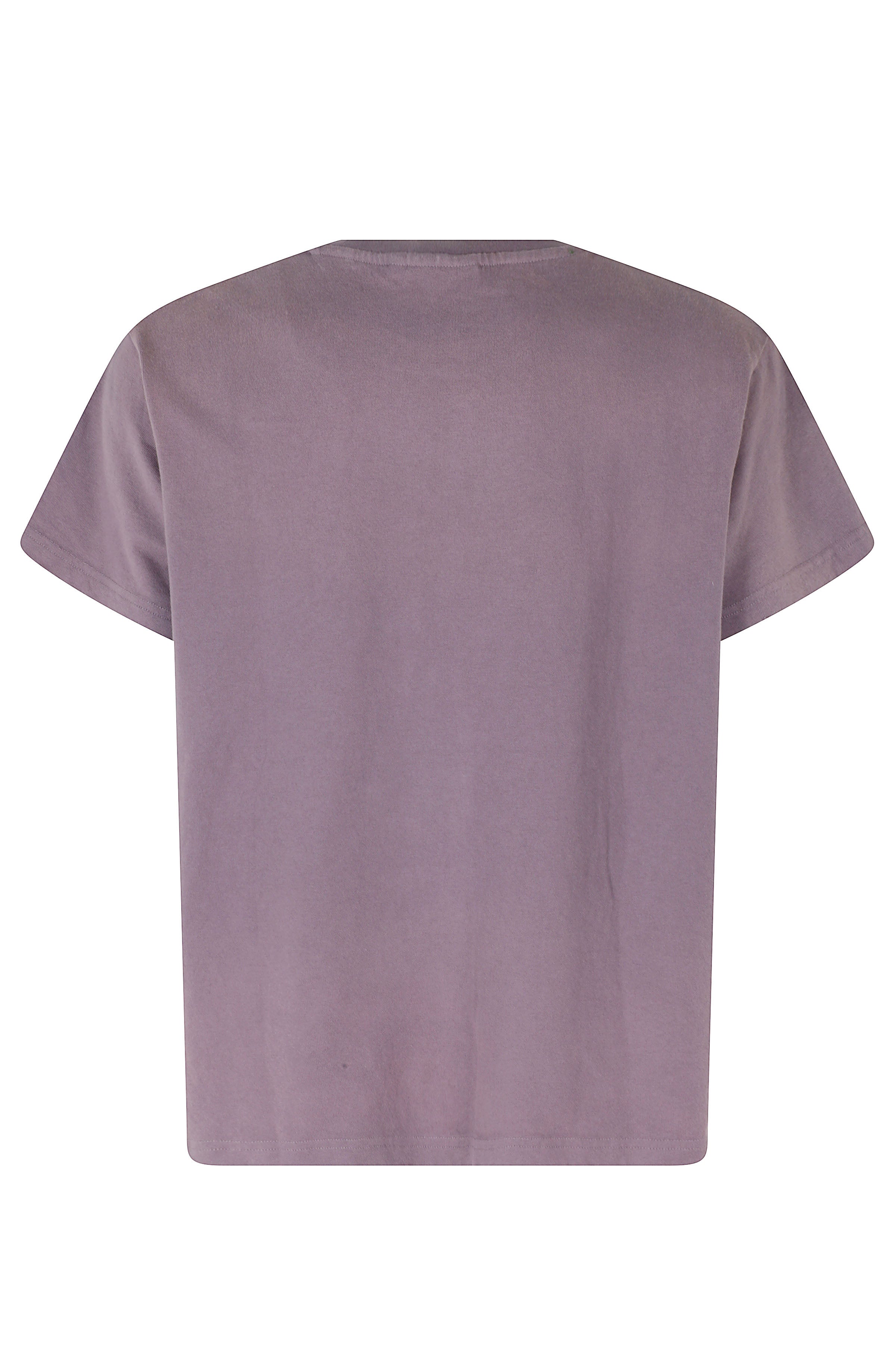 Wildlife Chenille Embroidered Tee Pink & Purple Cotton T-shirt