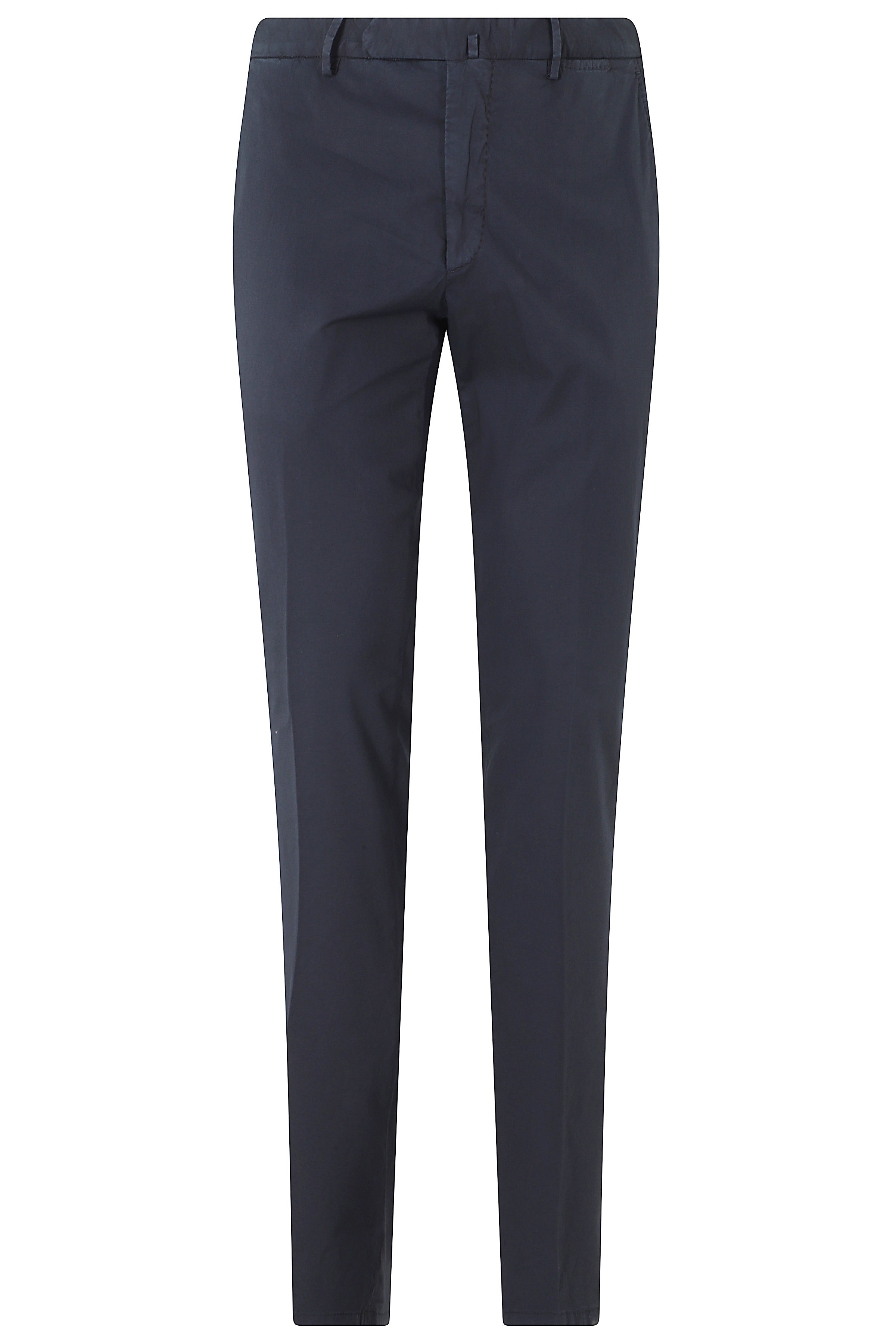 Pantalone Micro Cover Cotone Extrafino Stretch Blue Elastane Pantaloni