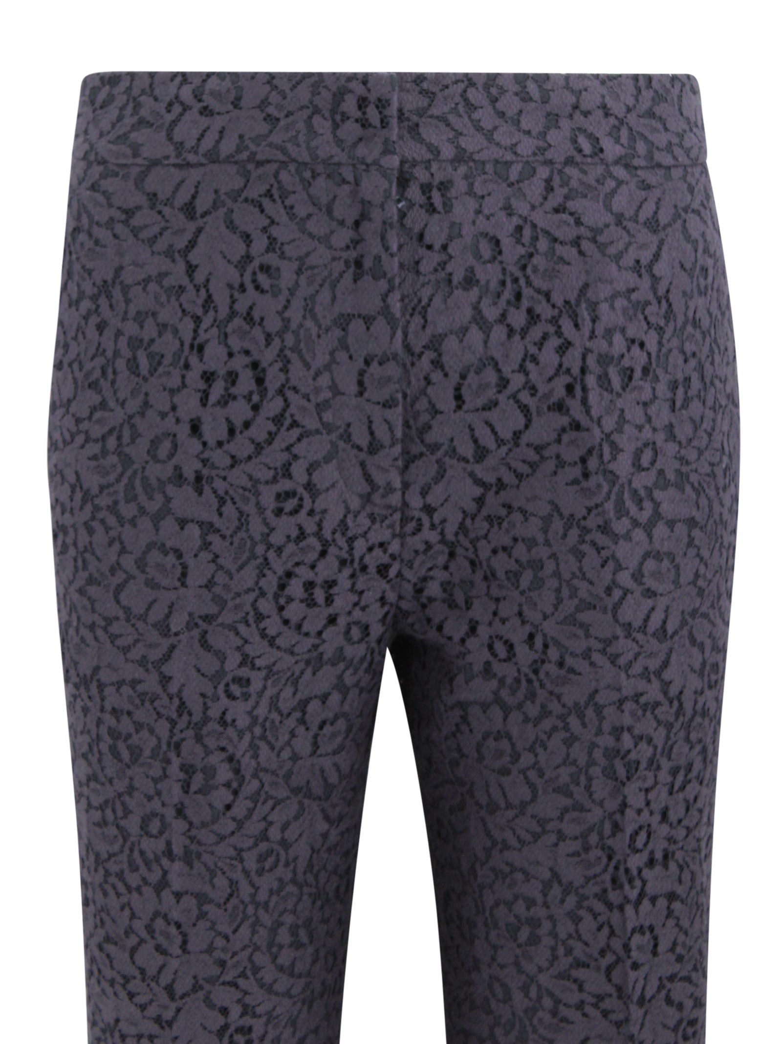 Max Mara Studio Trousers Blue Poliamide