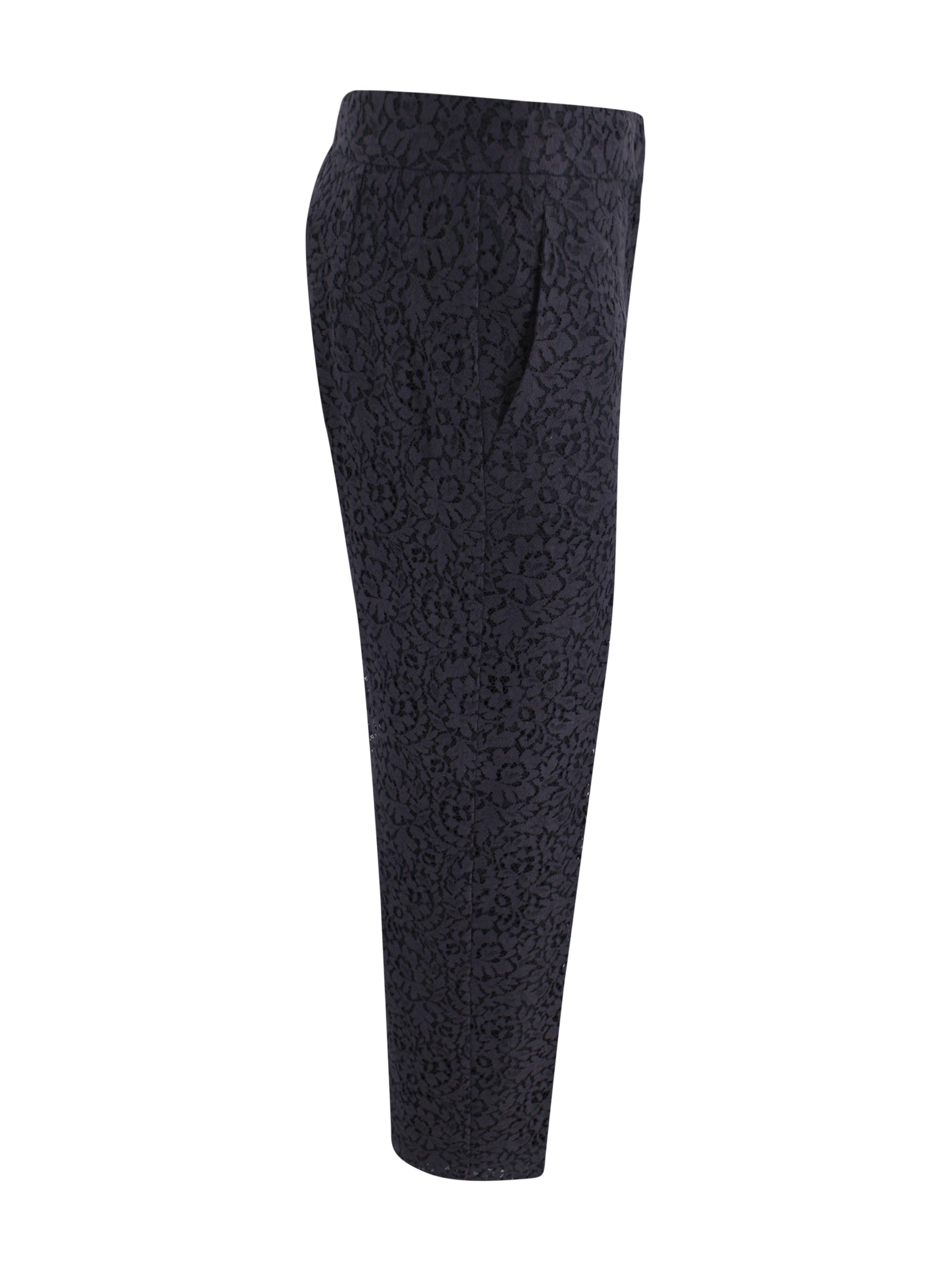 Max Mara Studio Trousers Blue Poliamide