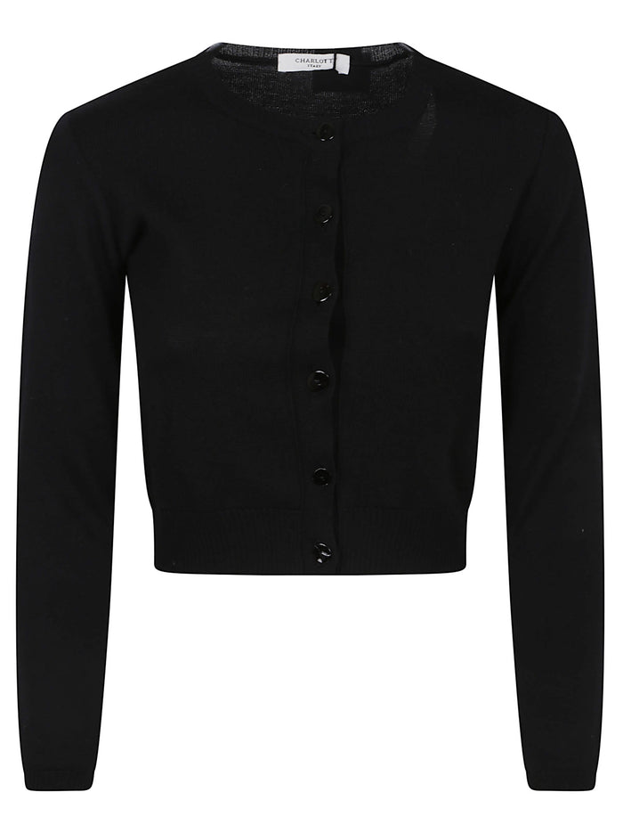 Coreana Collar Jacket Black Wool Giacca