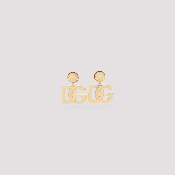 Clips pop Dg Earrings Metallic Brass Jewellery
