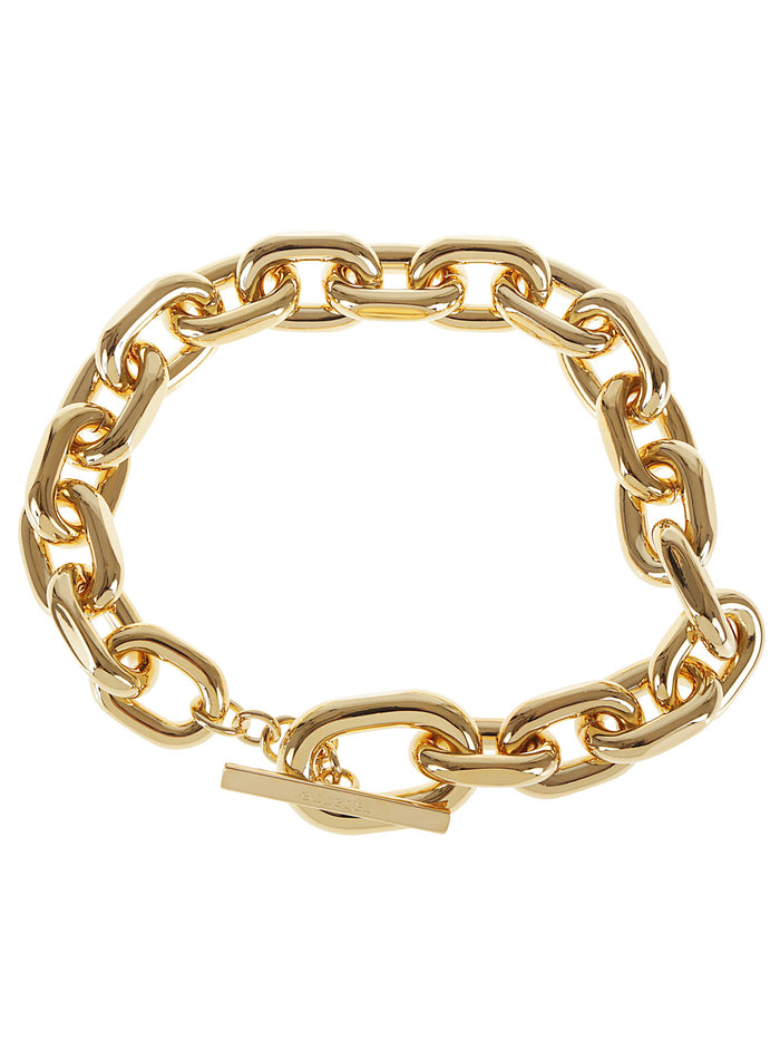 Gold Xl Link Necklace Metallic Aluminium Laiton Collana