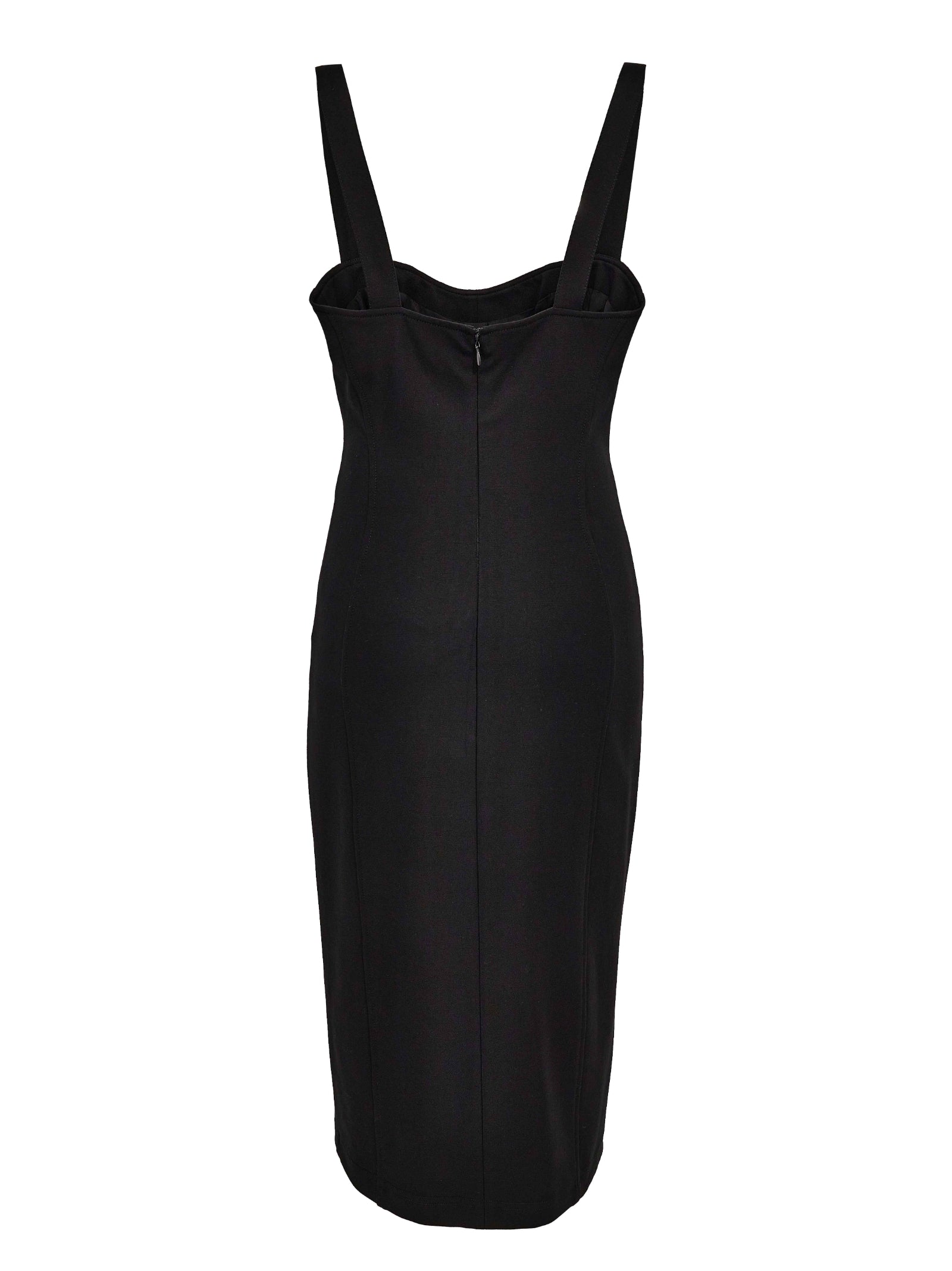 VERSACE JEANS COUTURE Dresses Black Viscosa Poliammidica Elastam