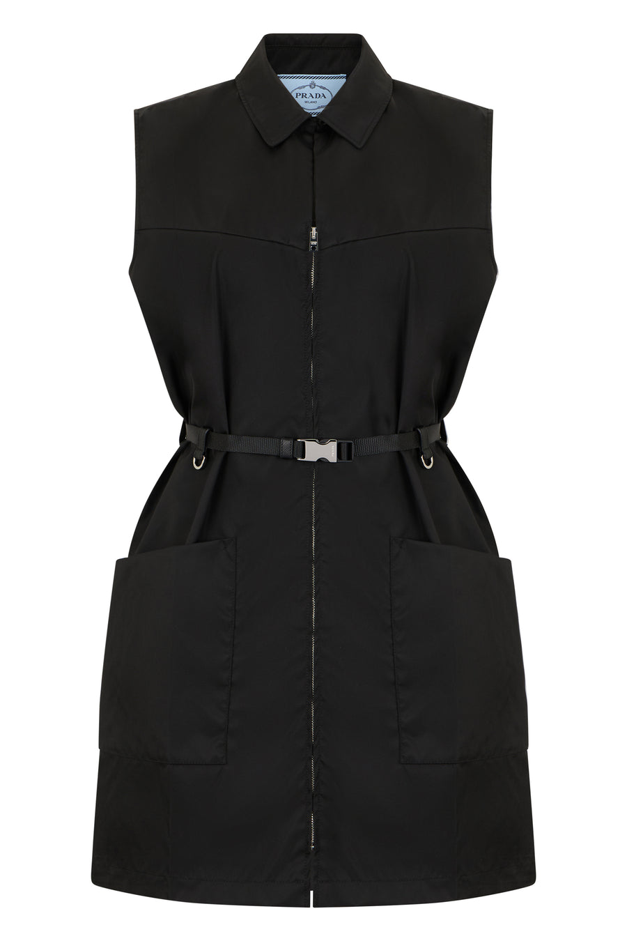 Short Dress Black Nylon Polyamide