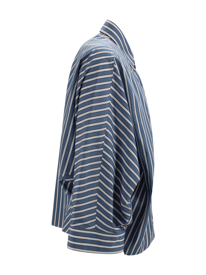 Brunello Cucinelli Shirts Light Blue Cotton