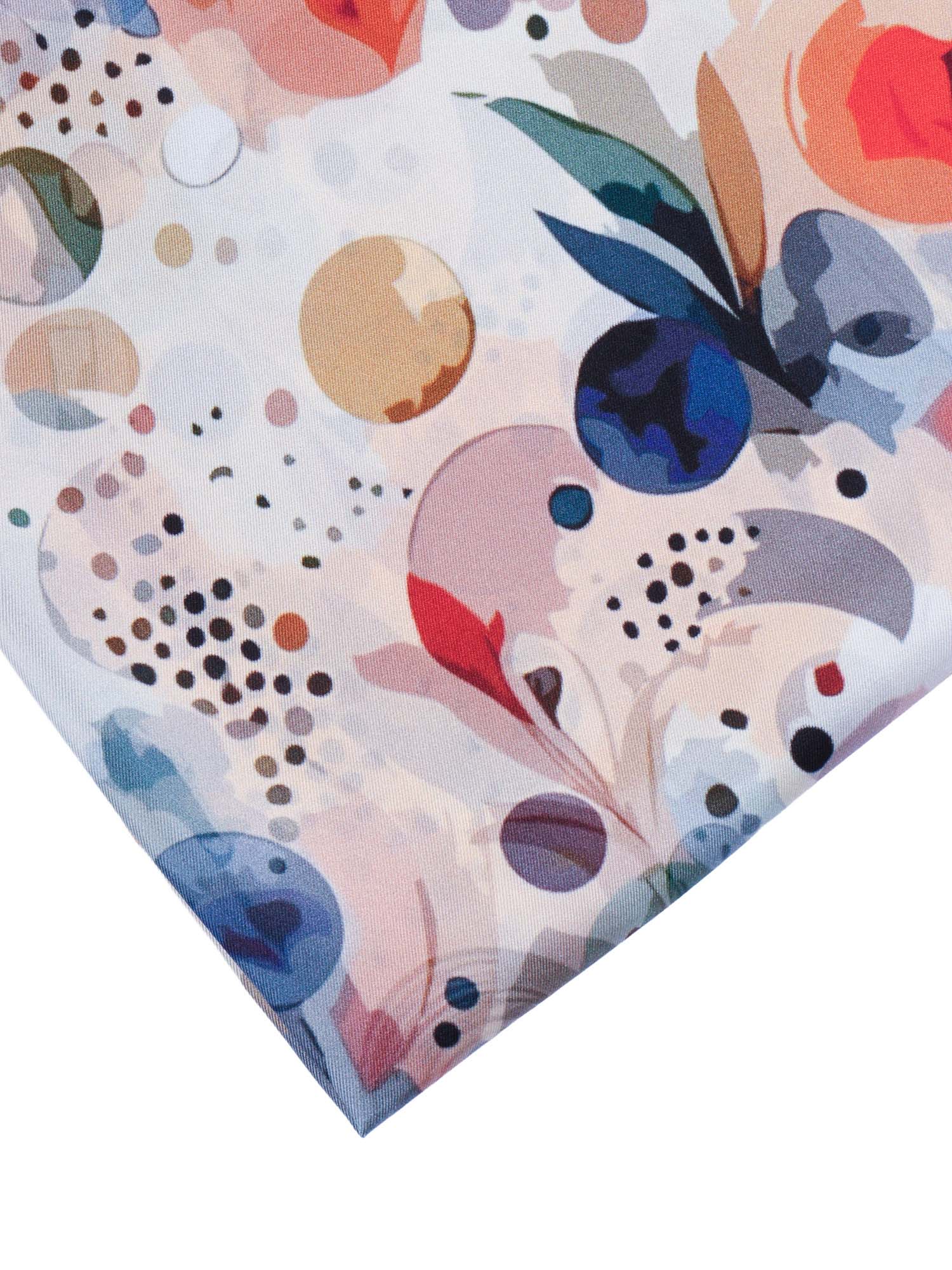 Oceano Stole White Silk Scarf