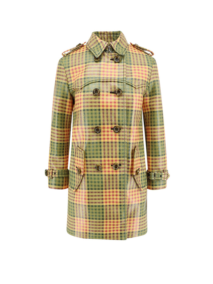 Burberry Shirts Chromeylwpomegrinte Poliestere Poliammide Coat