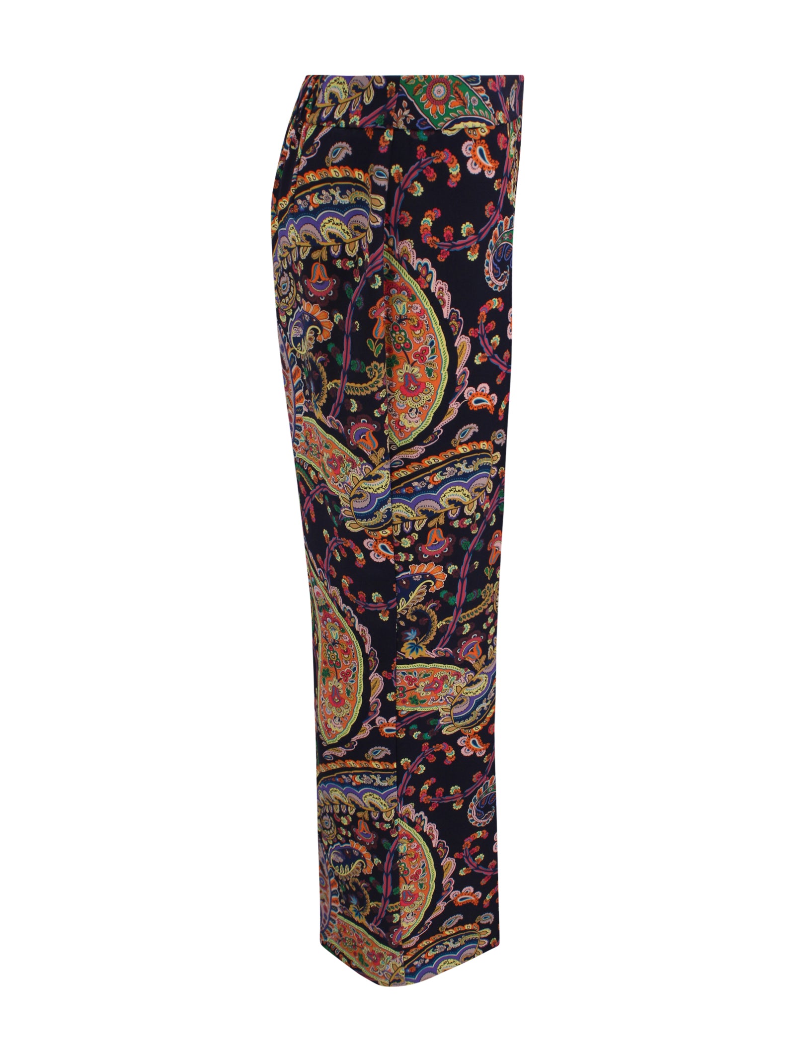 Etro Trousers Blue Fabric