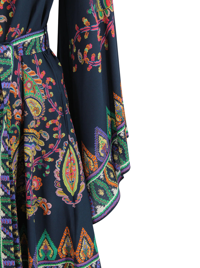 Etro Dresses Blue Silk