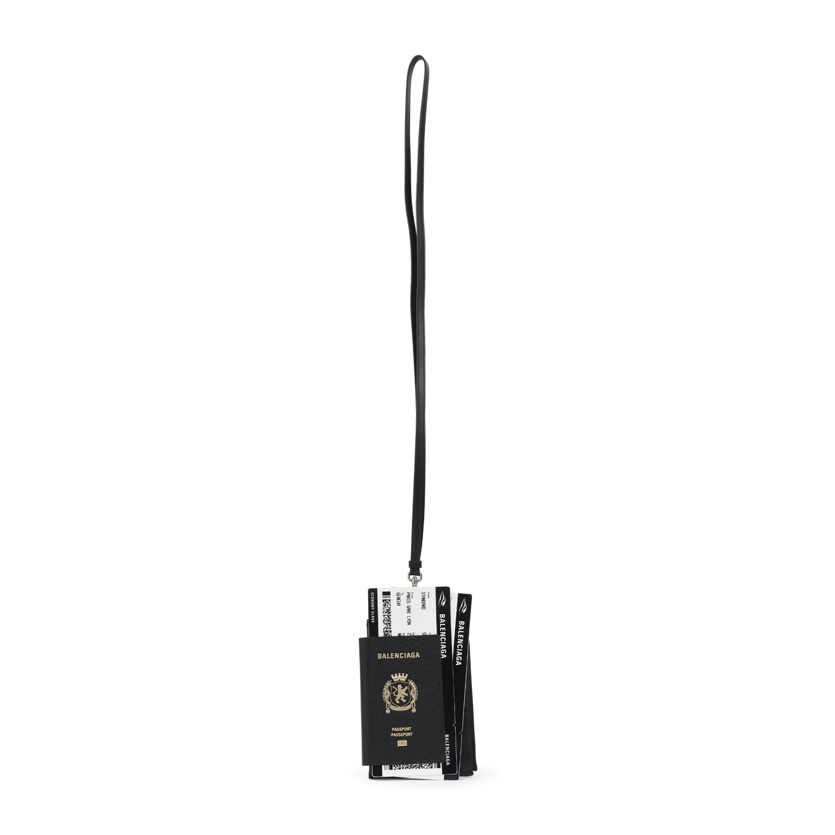 Passport Phone Holder Black Calf Leather Smallleathergoods