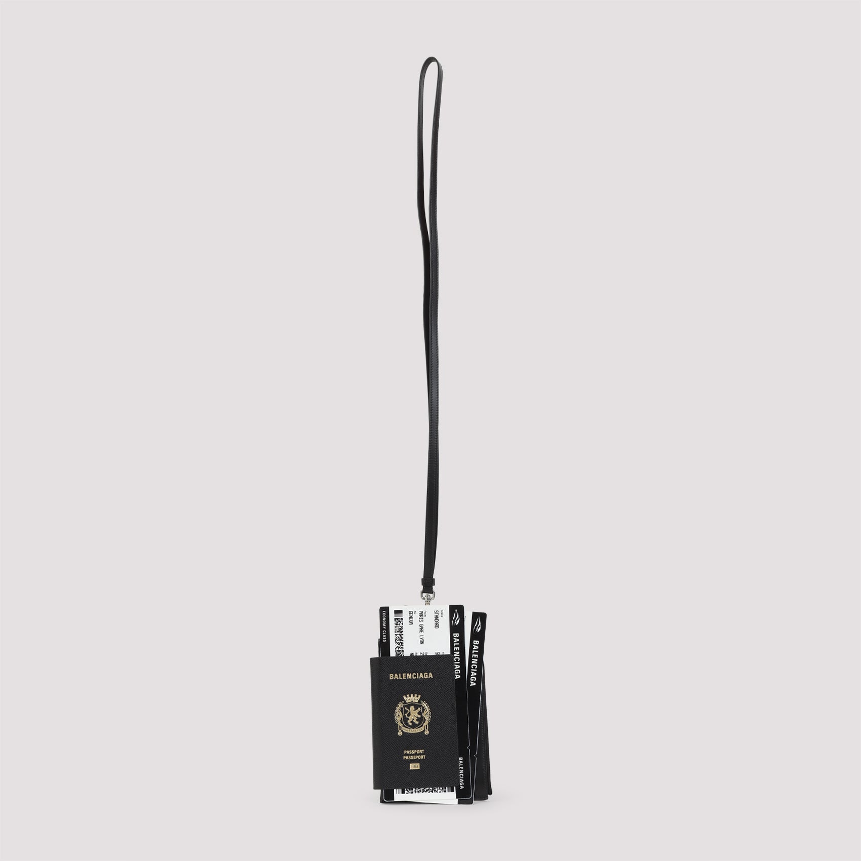 Passport Phone Holder Black Calf Leather Smallleathergoods