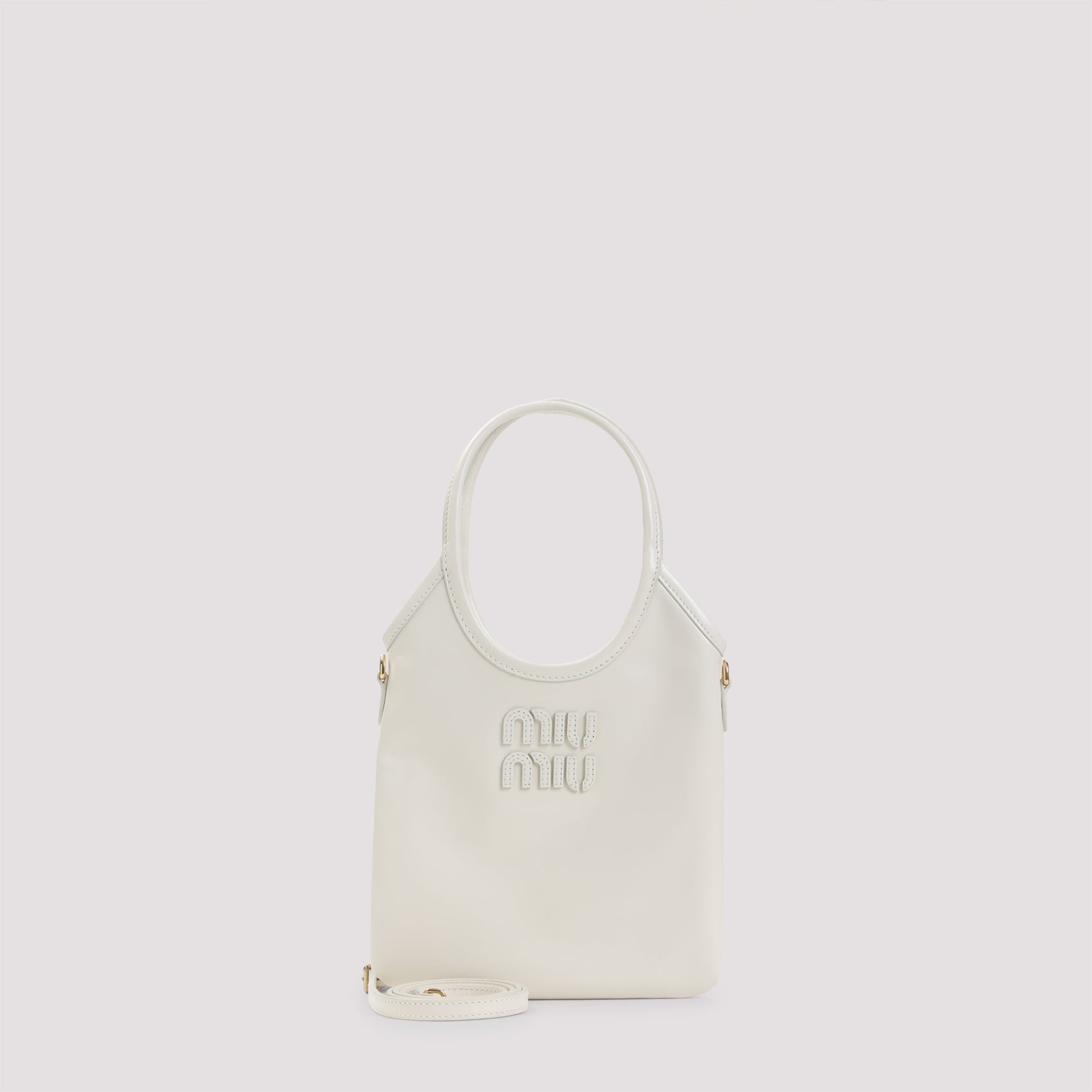 Mini Bag White Calf Leather
