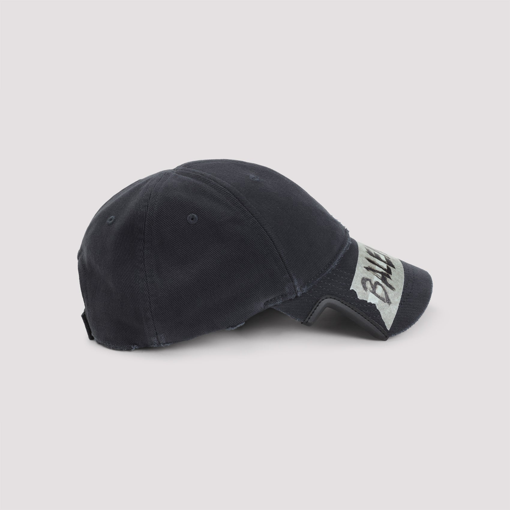 Cap Black Cotton Hat