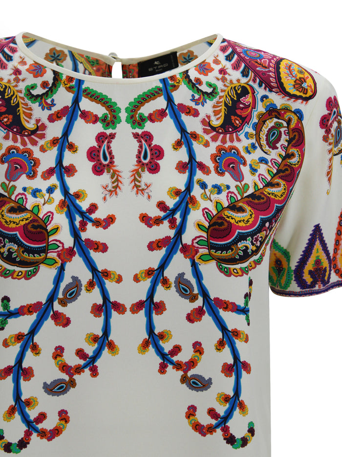 Etro T-shirts and Polos White Cotton