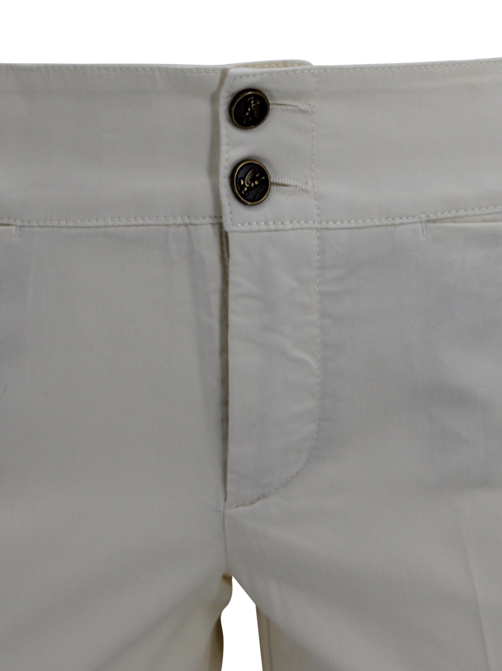 Etro Jeans White Cotton