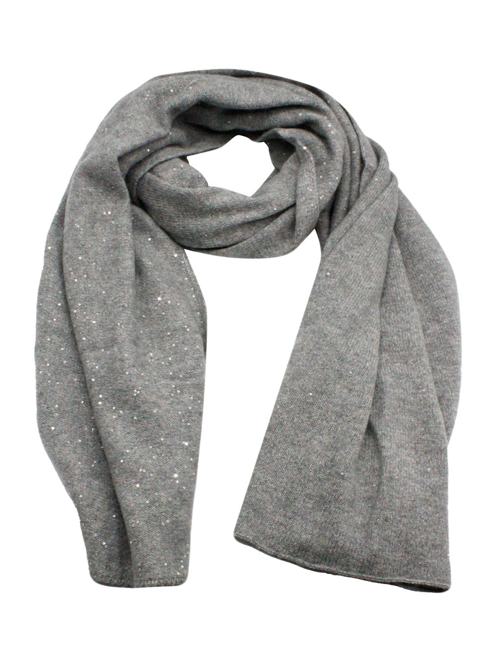 Fabiana Filippi Scarfs Grey 75wv 15se 10ws