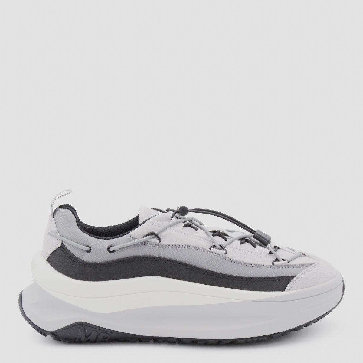 Moon Boot Sneakers Grey Sole Rubber Cover Tex Leather