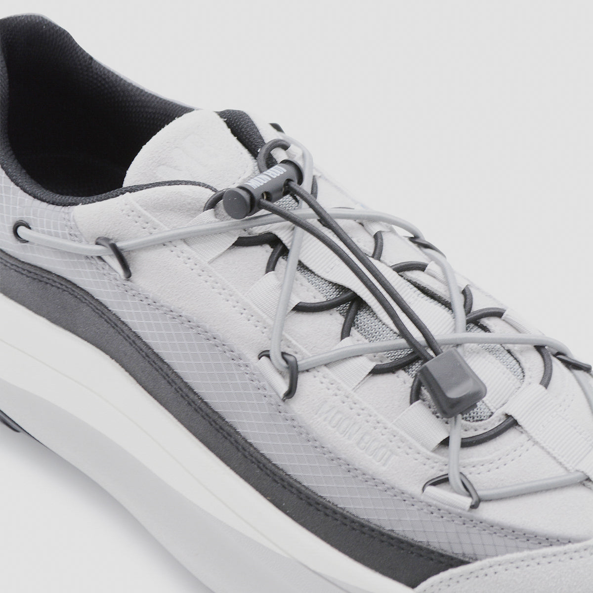 Moon Boot Sneakers Grey Sole Rubber Cover Tex Leather