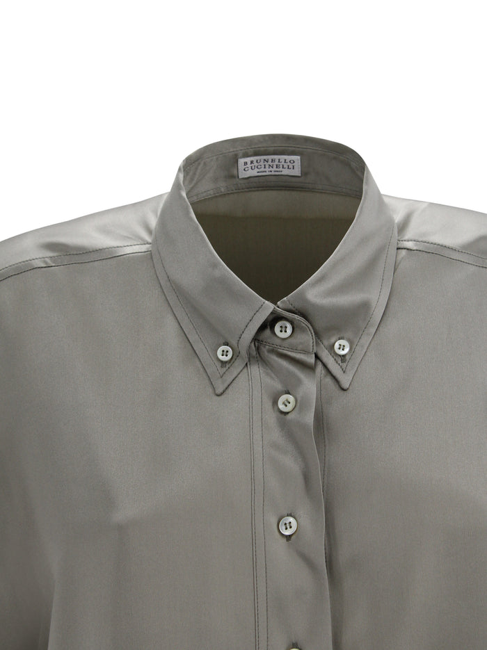 Brunello Cucinelli Shirts Rosemary Silk