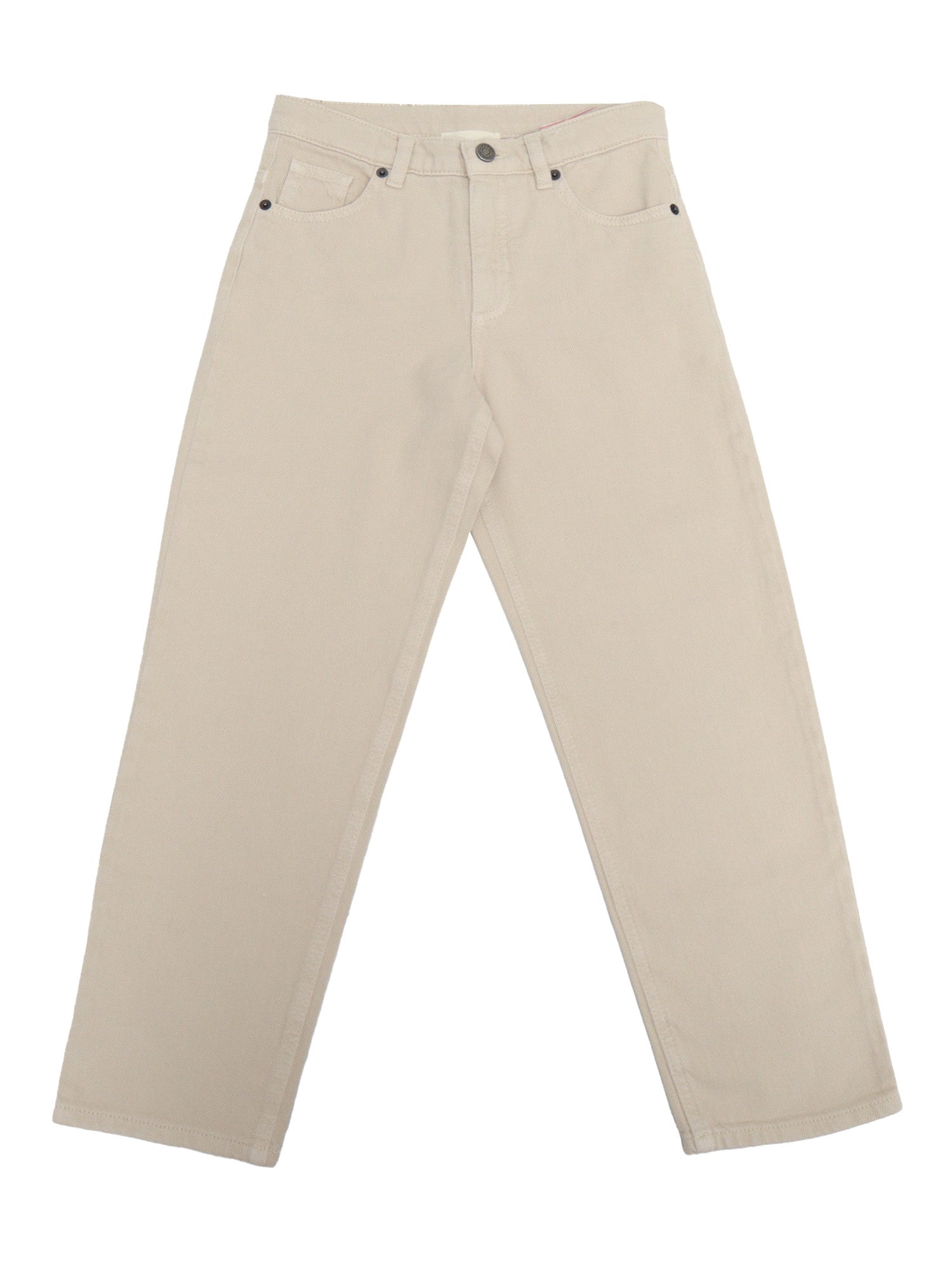 TROUSERS Beige Cotton Pant