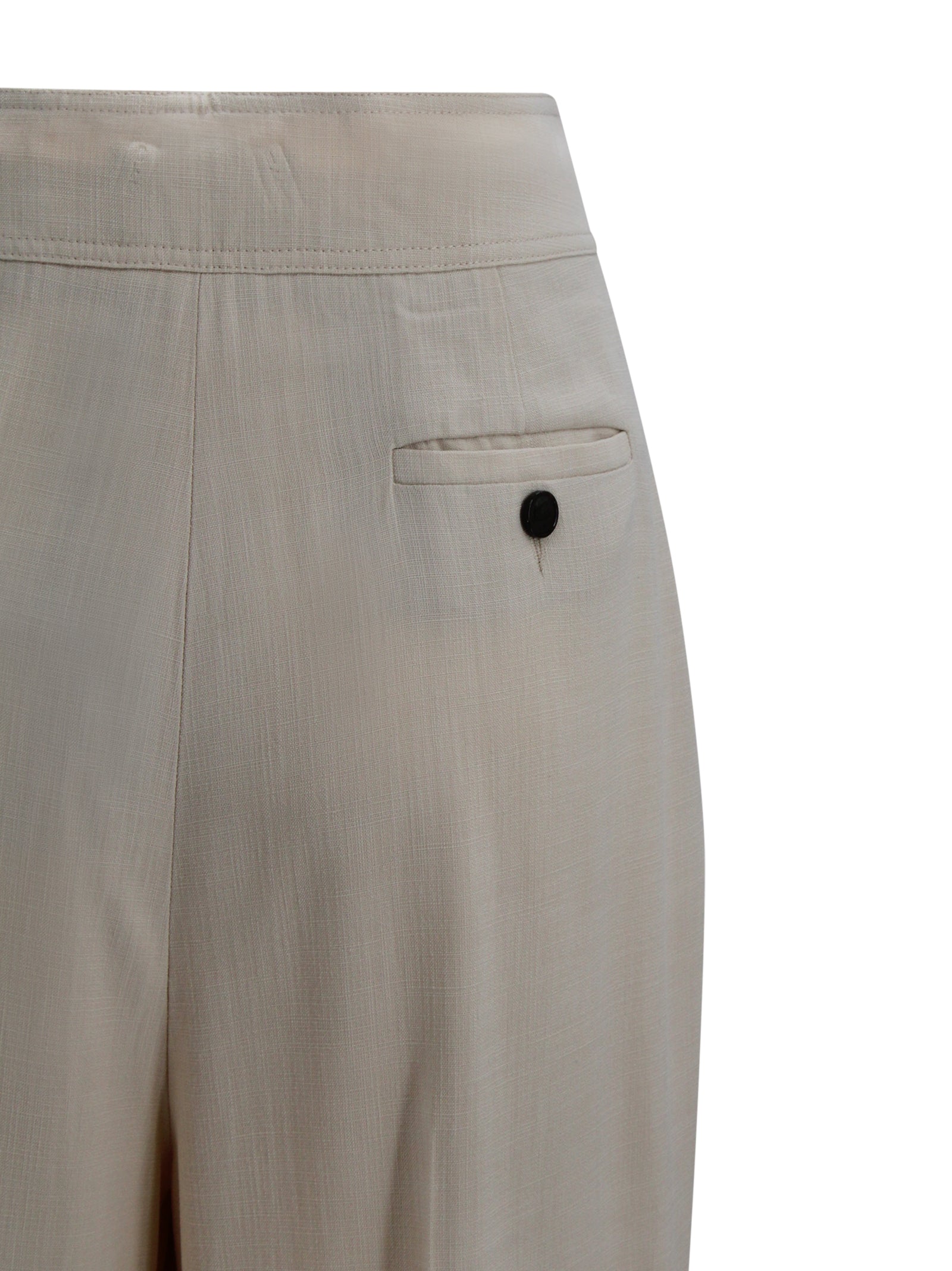 Etro Trousers Cream Viscose