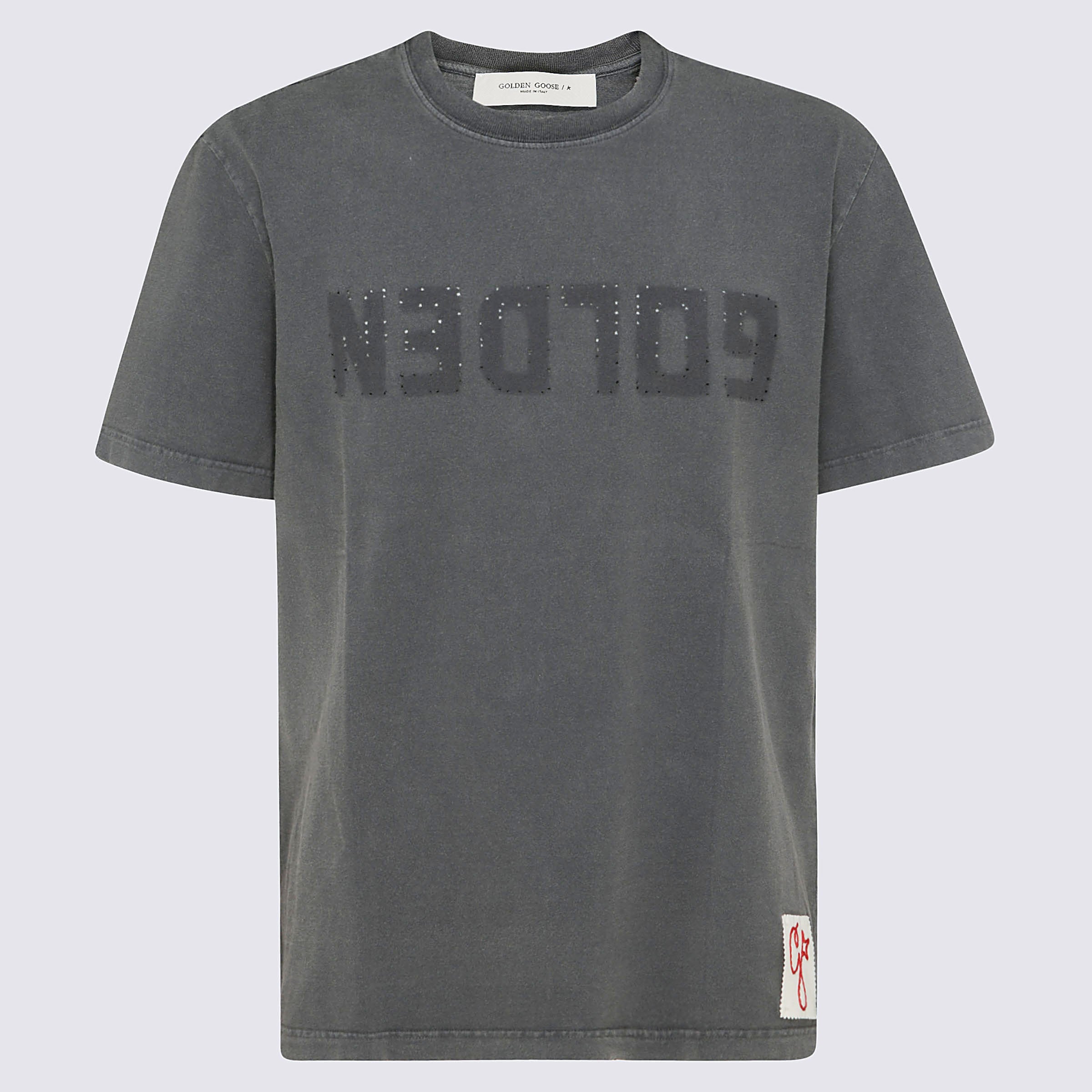 Golden Goose T-shirts and Polos Grey _co