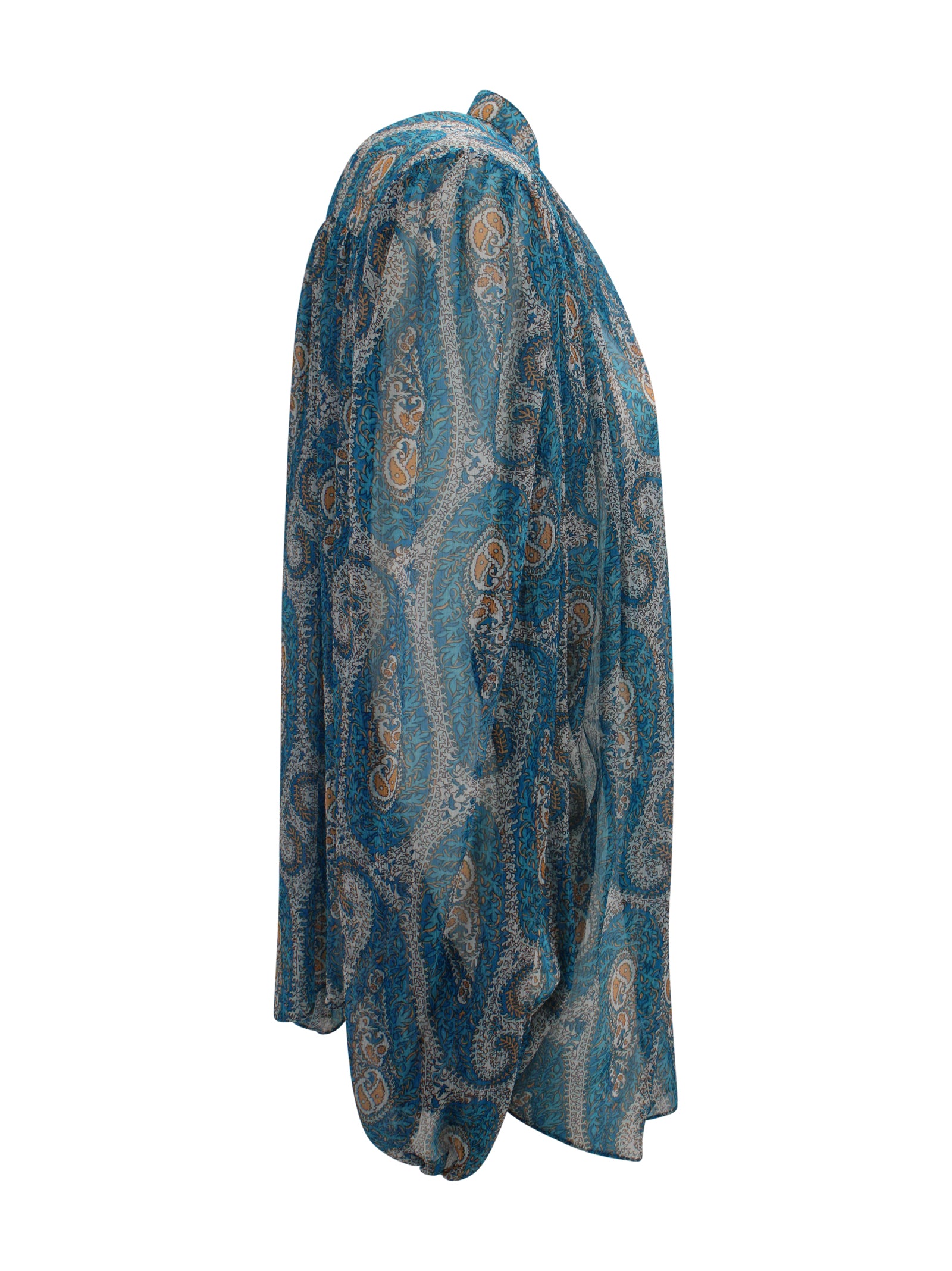 Etro Shirts Teal Blue